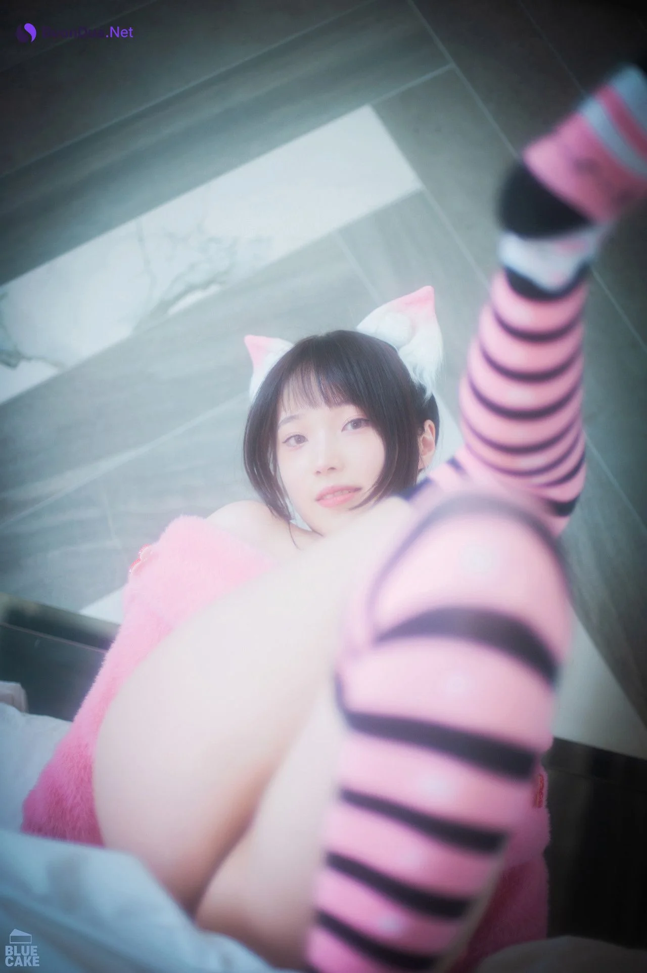 Bambi 밤비, [BLUECAKE] Naughty Cats Pink & Mint RED Set.01 - Photo 18