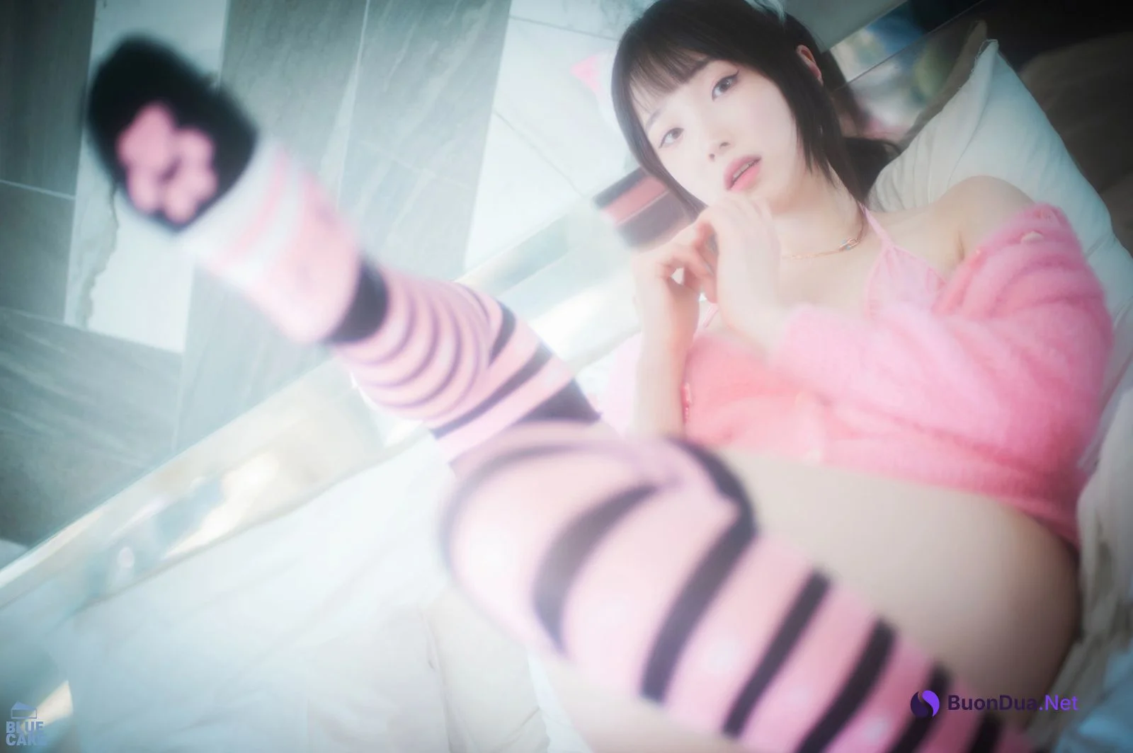Bambi 밤비, [BLUECAKE] Naughty Cats Pink & Mint RED Set.01 - Photo 19