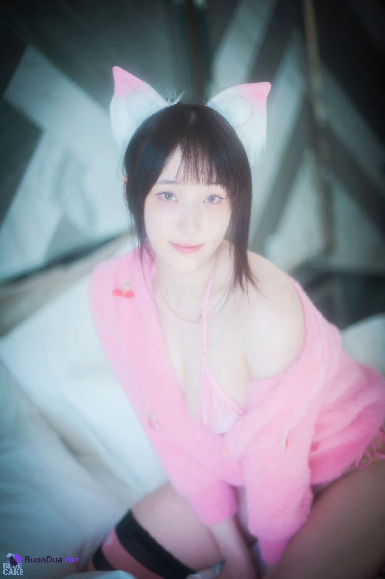 Bambi 밤비, [BLUECAKE] Naughty Cats Pink & Mint RED Set.01 - Photo 7