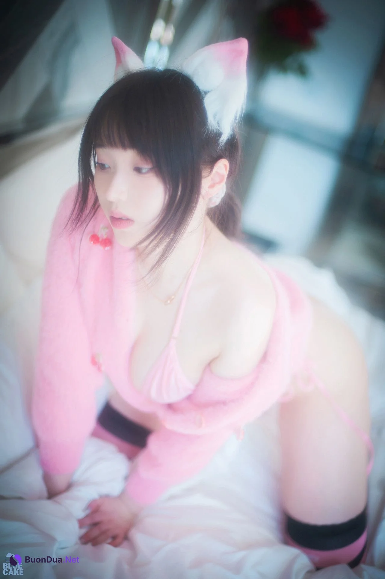 Bambi 밤비, [BLUECAKE] Naughty Cats Pink & Mint RED Set.01 - Photo 9