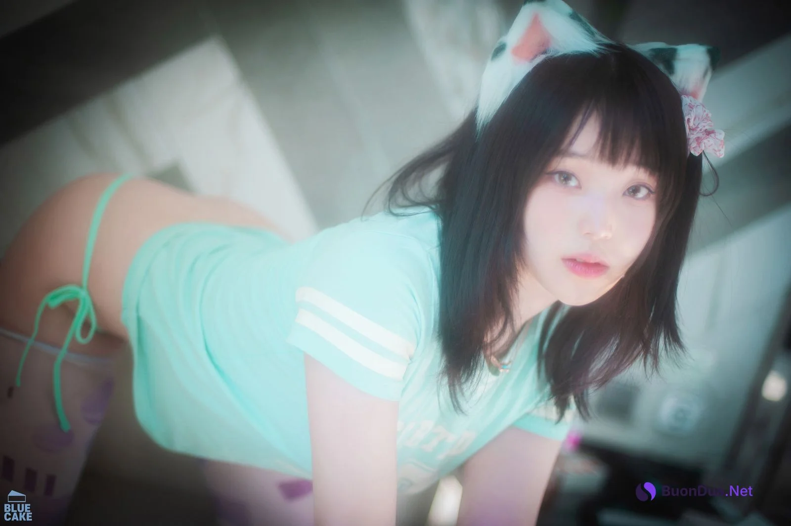 Bambi 밤비, [BLUECAKE] Naughty Cats Pink & Mint RED Set.02 - Photo 12