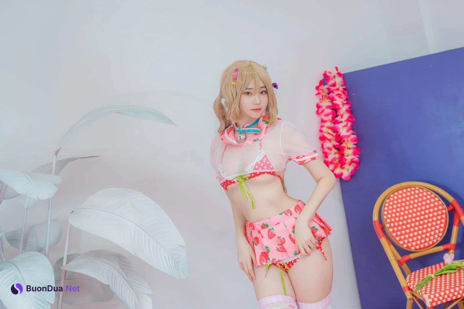 Bambi 밤비, [CreamSoda] Over knee socks Set.01 - Photo 12