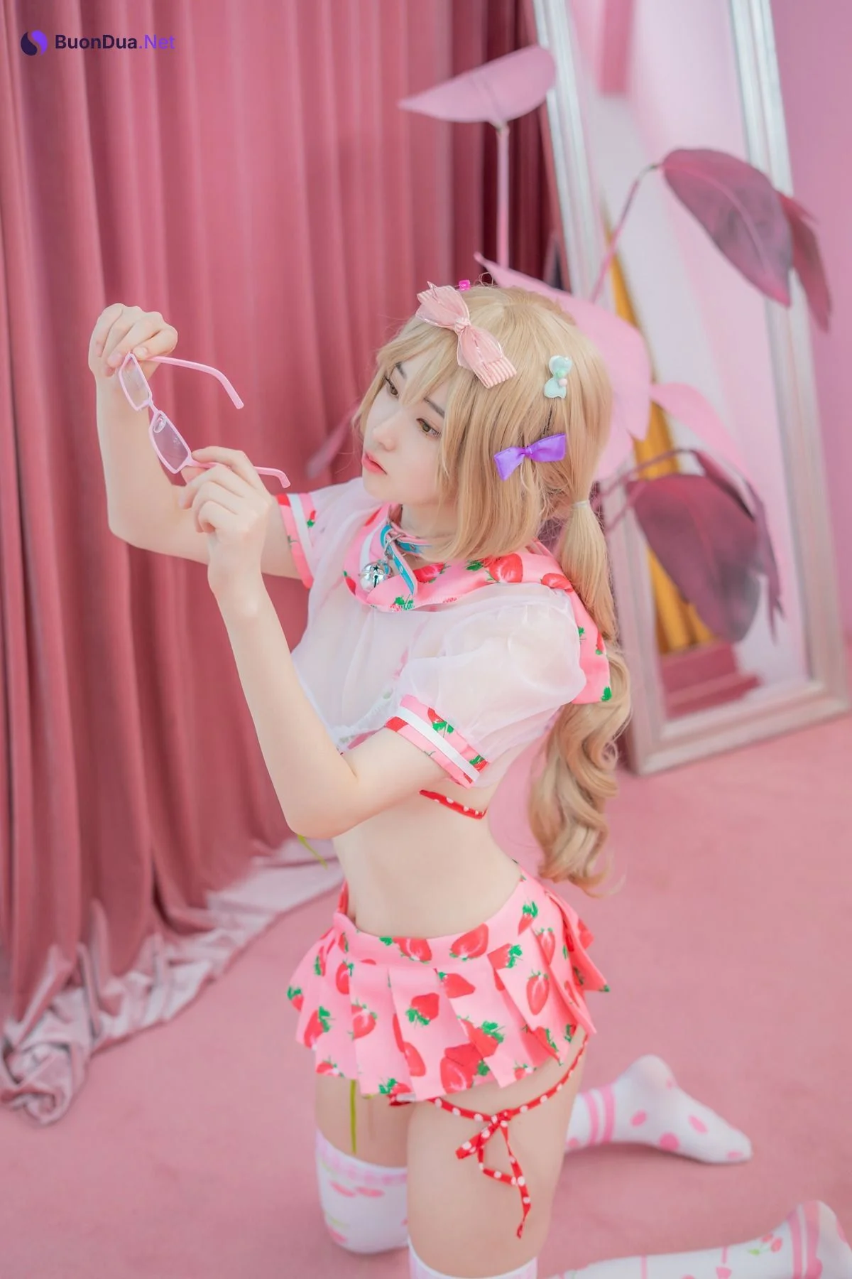 Bambi 밤비, [CreamSoda] Over knee socks Set.01 - Photo 17