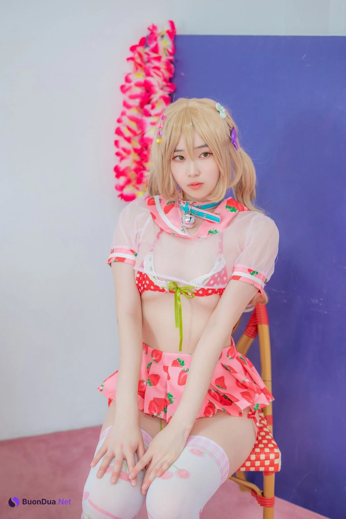 Bambi 밤비, [CreamSoda] Over knee socks Set.01 - Photo 4