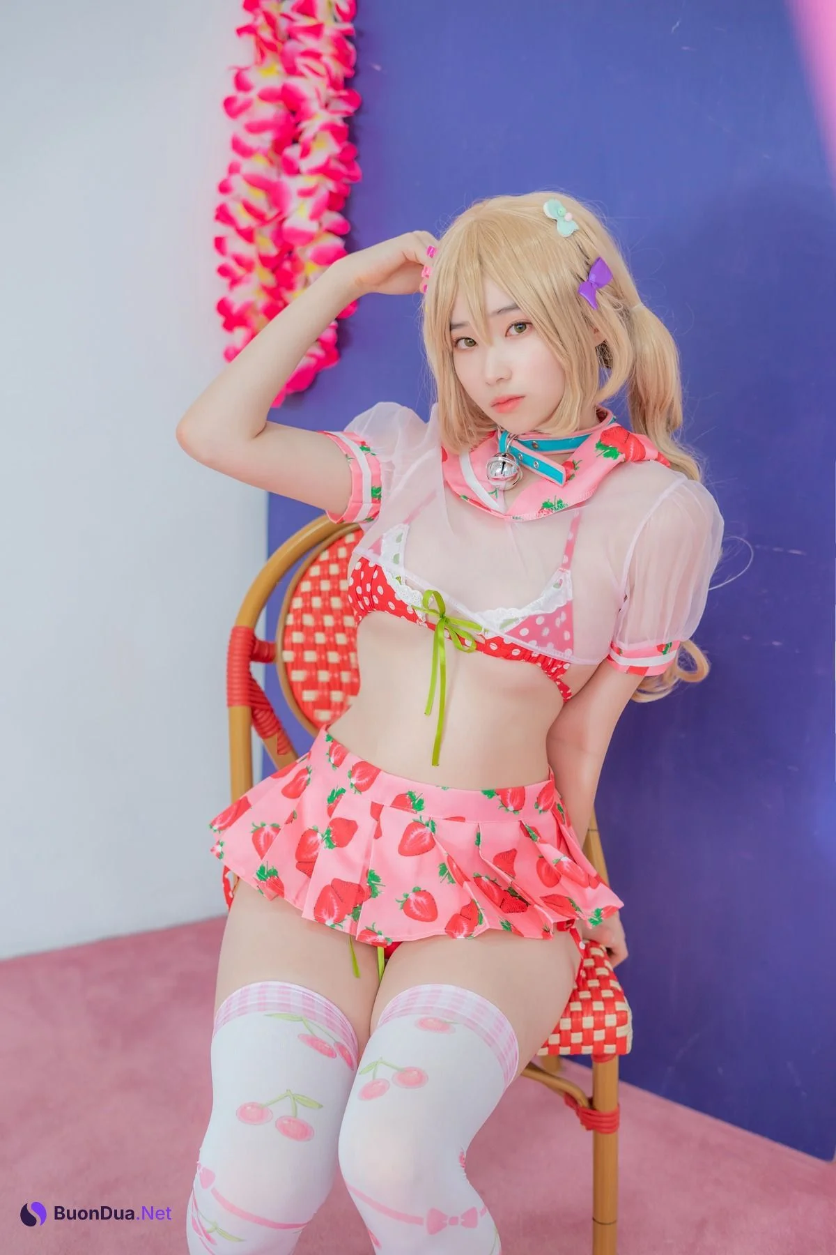 Bambi 밤비, [CreamSoda] Over knee socks Set.01 - Photo 5