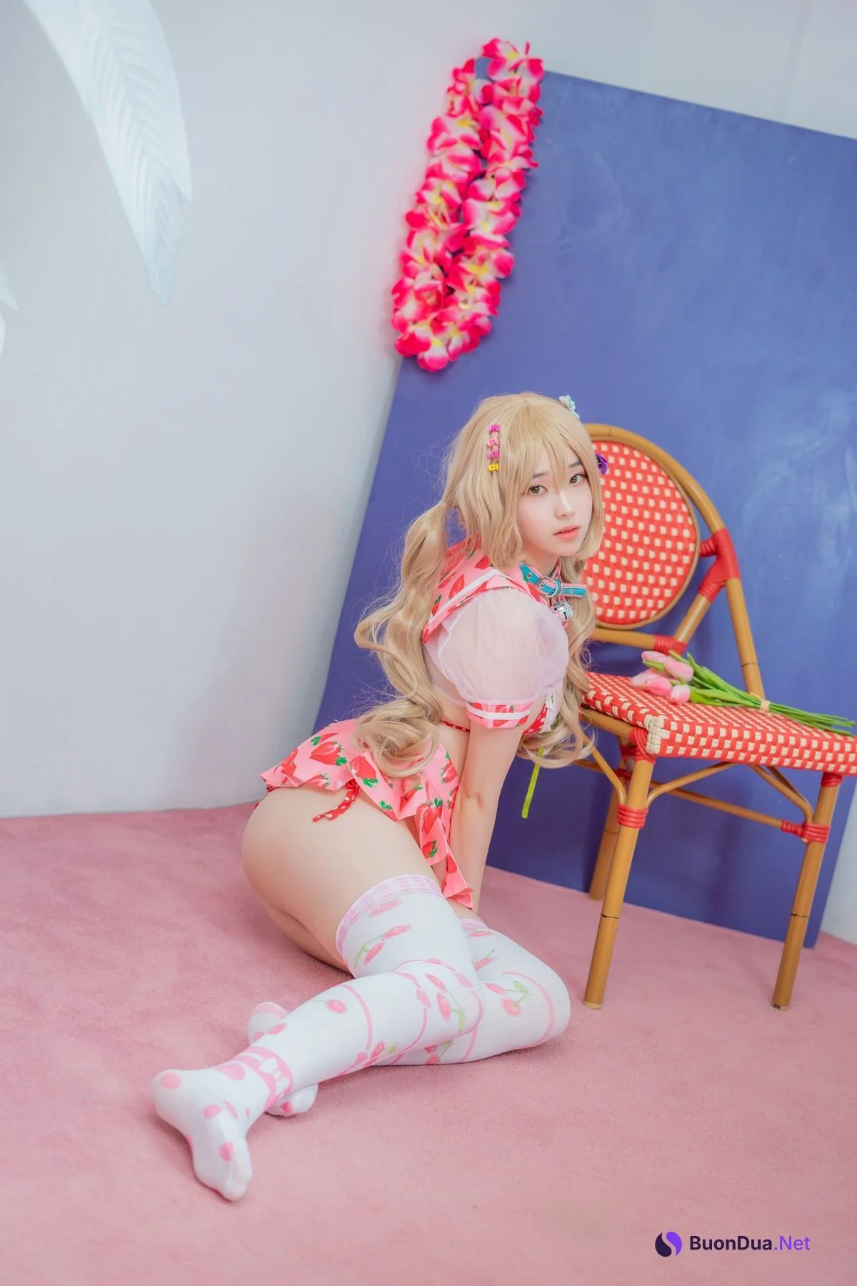 Bambi 밤비, [CreamSoda] Over knee socks Set.01 - Photo 6
