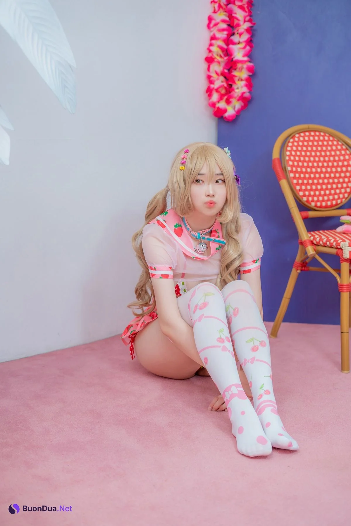 Bambi 밤비, [CreamSoda] Over knee socks Set.01 - Photo 7