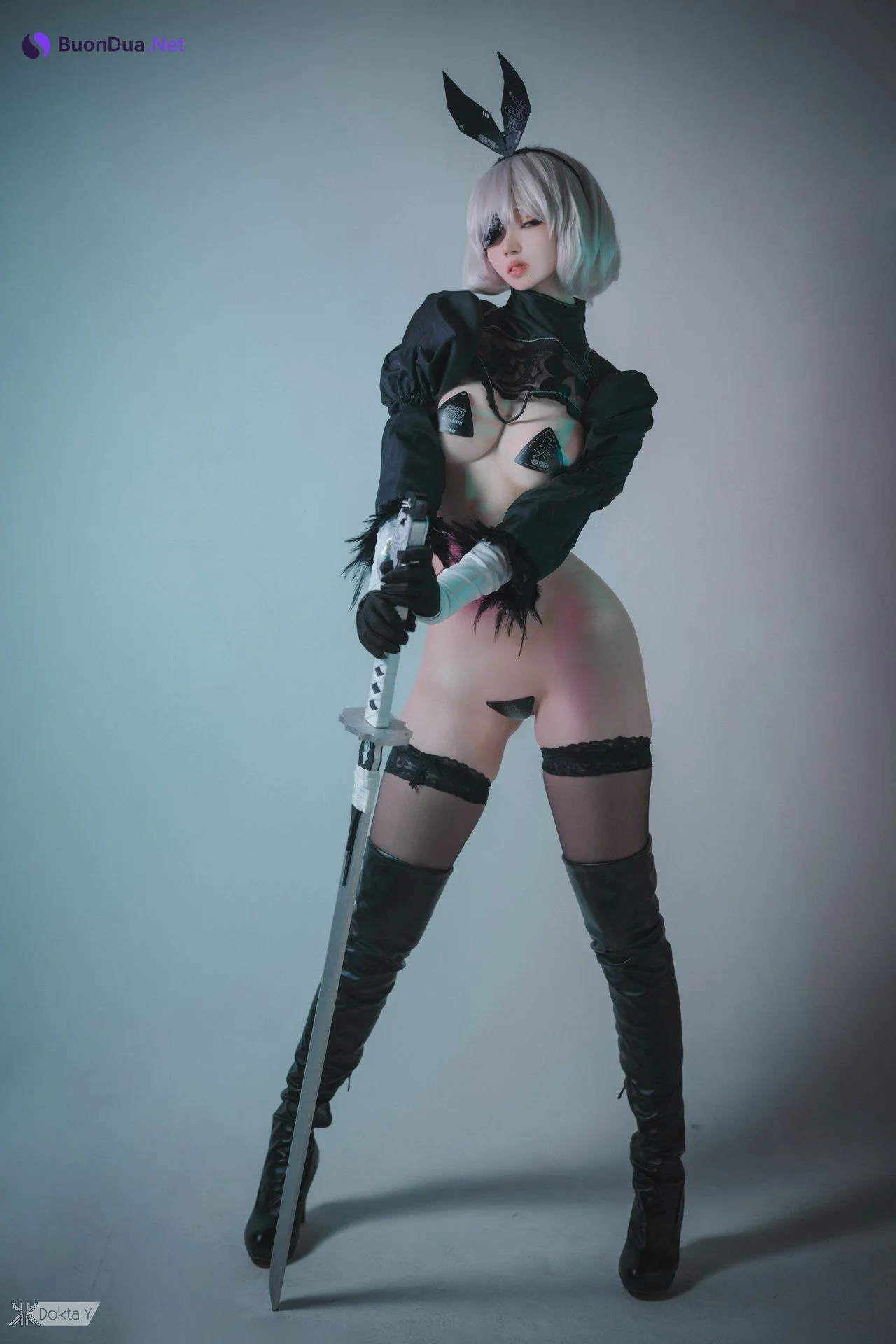 Bambi 밤비, [DJAWA] 2B (Nier) La Rose Noire Version-S - Photo 15