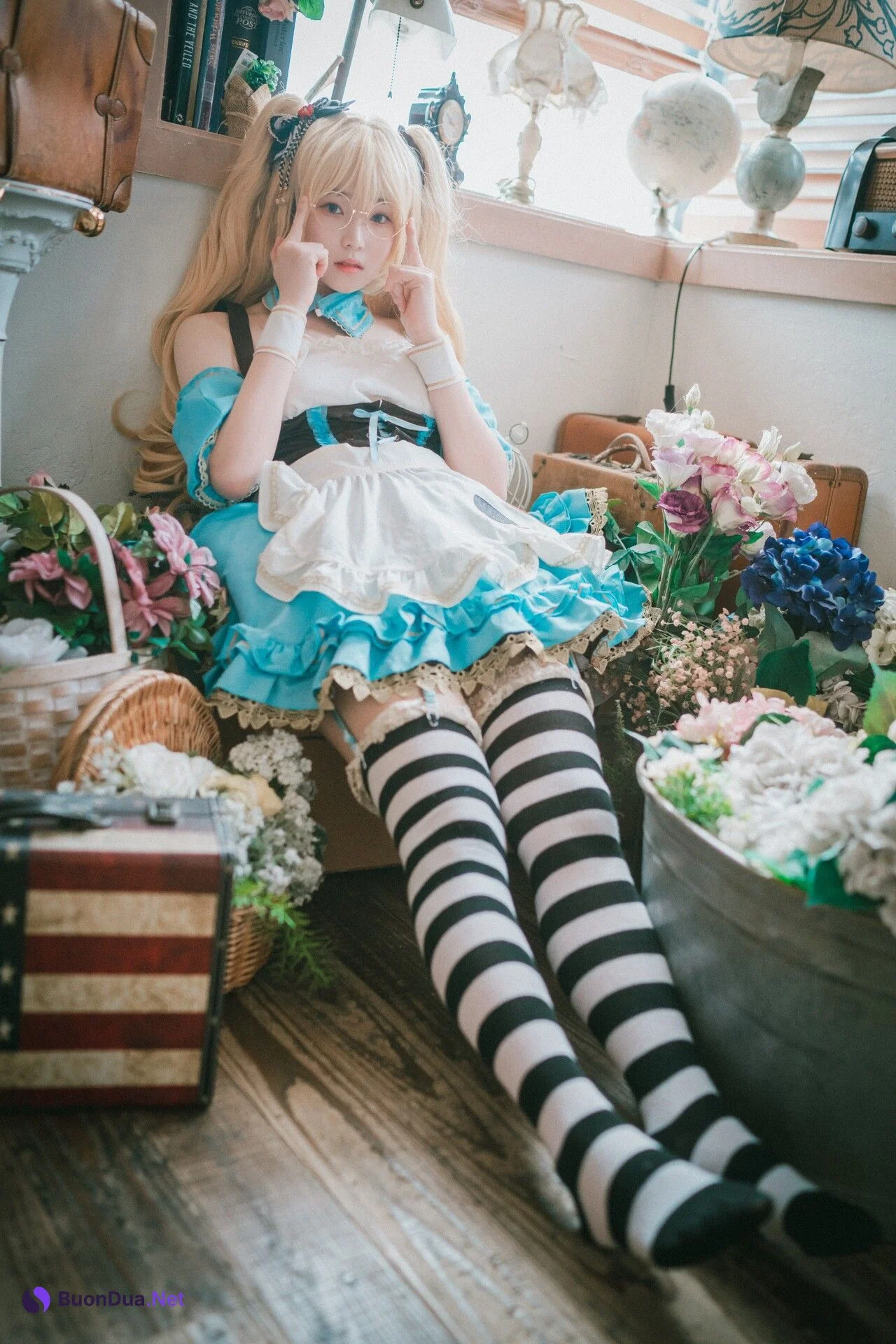 Bambi 밤비, [DJAWA] Alice in Glasses (Alice in Wonderland) - Photo 6