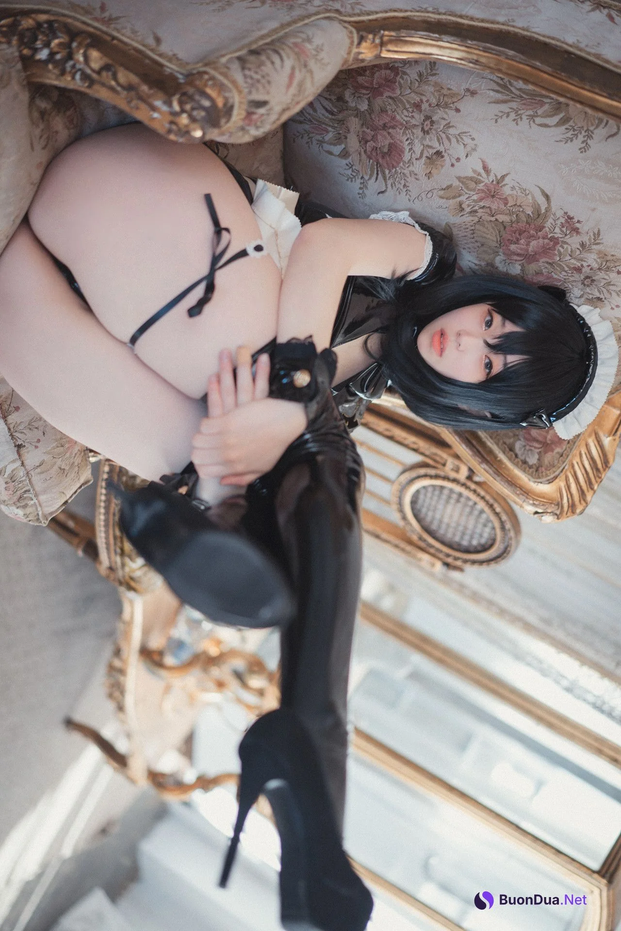 Bambi 밤비, DJAWA ‘Femme de Chambre en Latex’ Set.02 - Photo 4