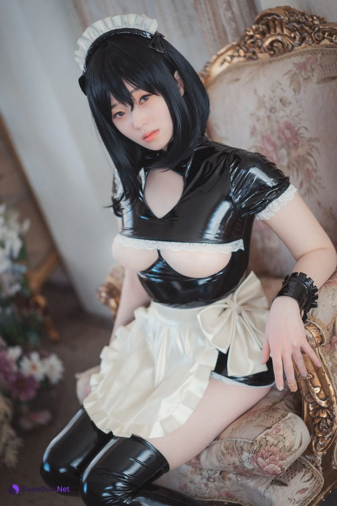 Bambi 밤비, DJAWA ‘Femme de Chambre en Latex’ Set.02 - Photo 5