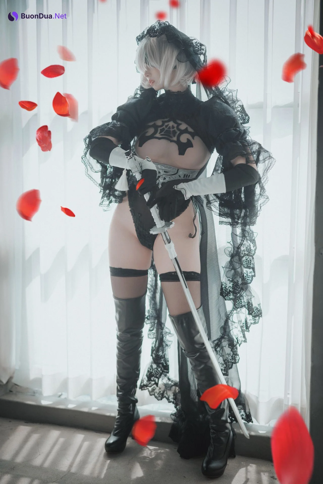 Bambi 밤비, [DJAWA] La Rose NoirE 2B – Set.01 - Photo 4