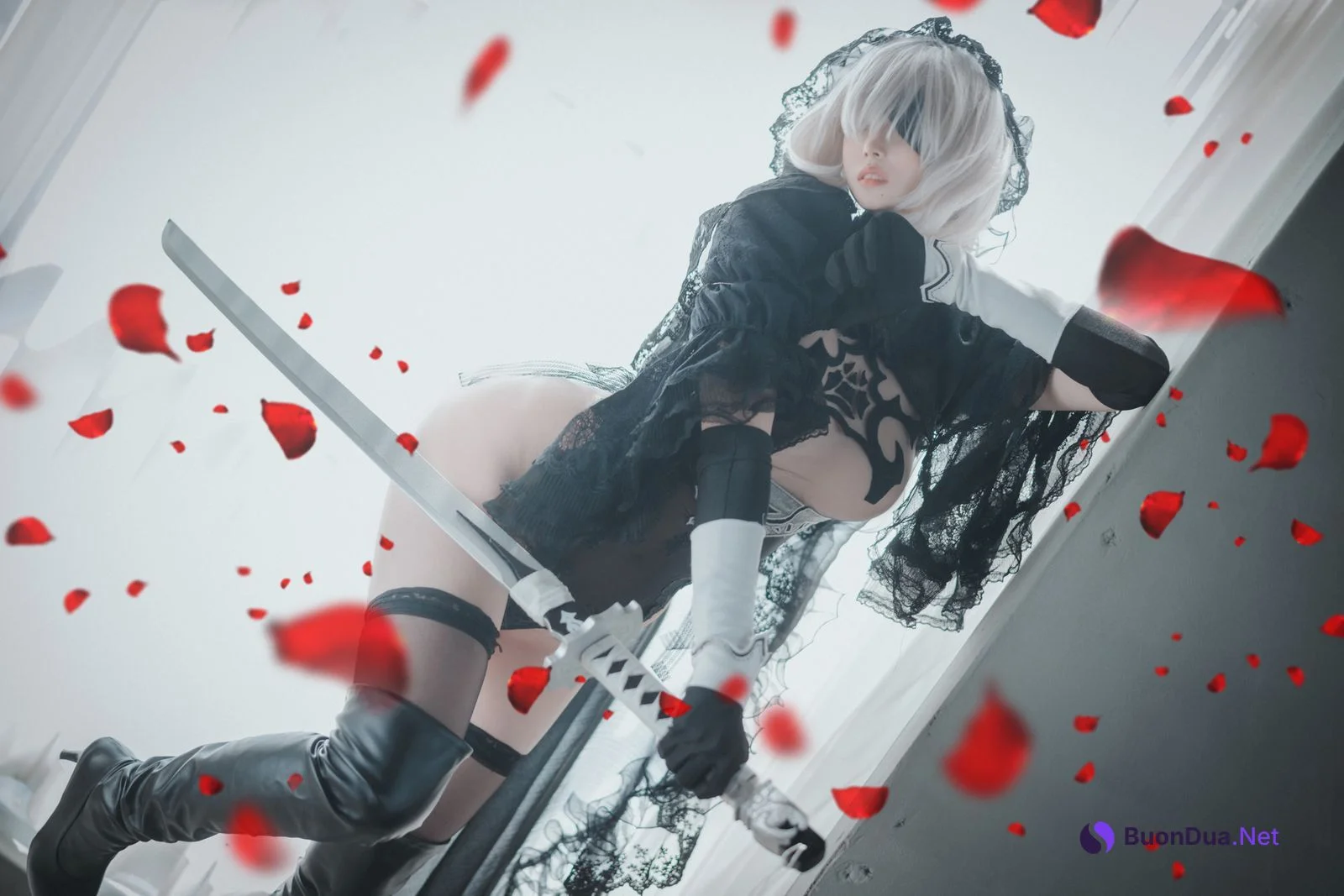 Bambi 밤비, [DJAWA] La Rose NoirE 2B – Set.01 - Photo 5