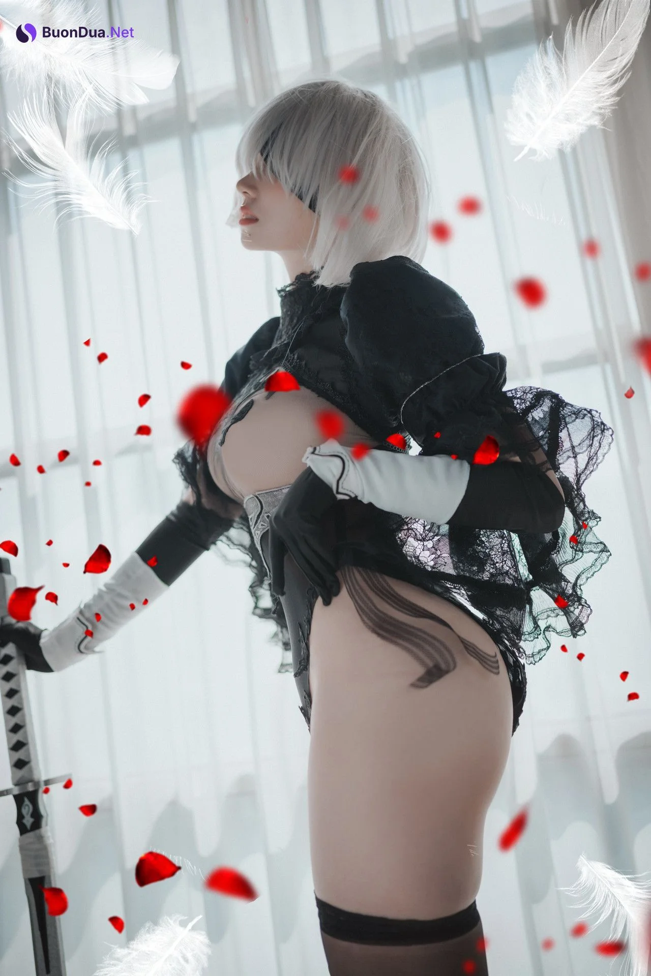 Bambi 밤비, [DJAWA] La Rose NoirE 2B – Set.01 - Photo 6