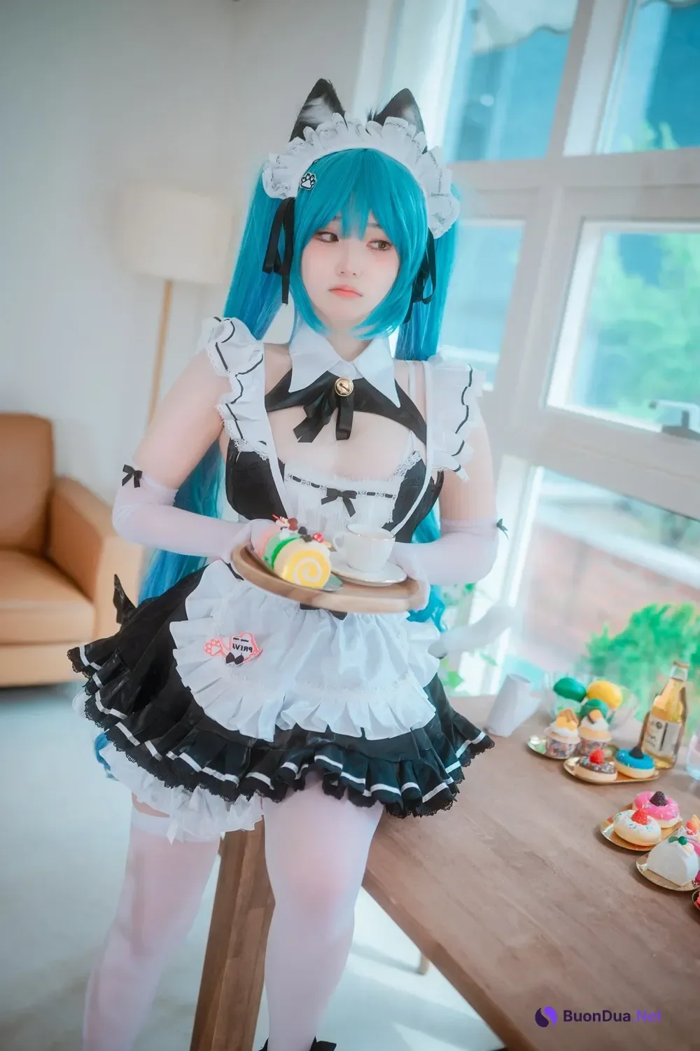 Bambi 밤비, DJAWA 「Nikke Privaty Unkind Maid」 Set.02 - Photo 14