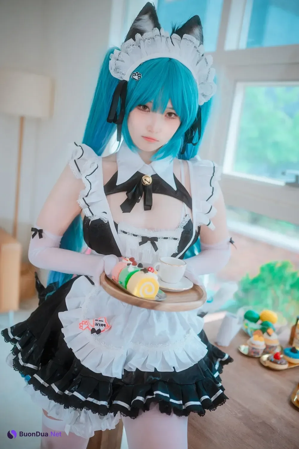 Bambi 밤비, DJAWA 「Nikke Privaty Unkind Maid」 Set.02 - Photo 15