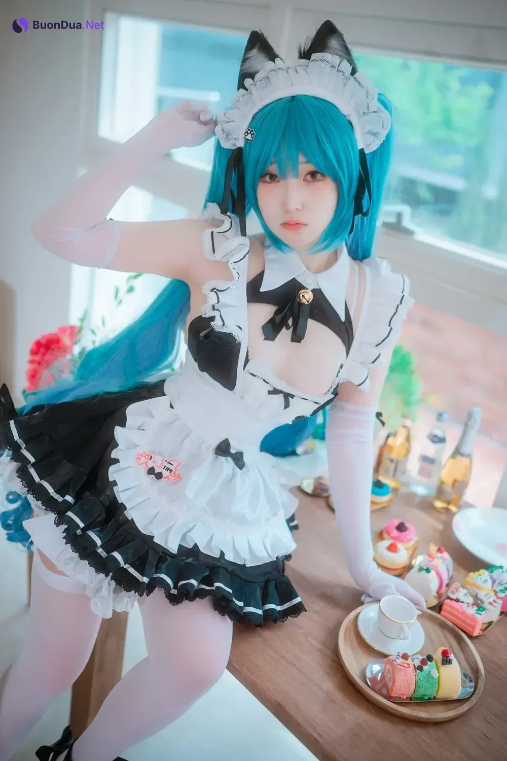Bambi 밤비, DJAWA 「Nikke Privaty Unkind Maid」 Set.02 - Photo 17