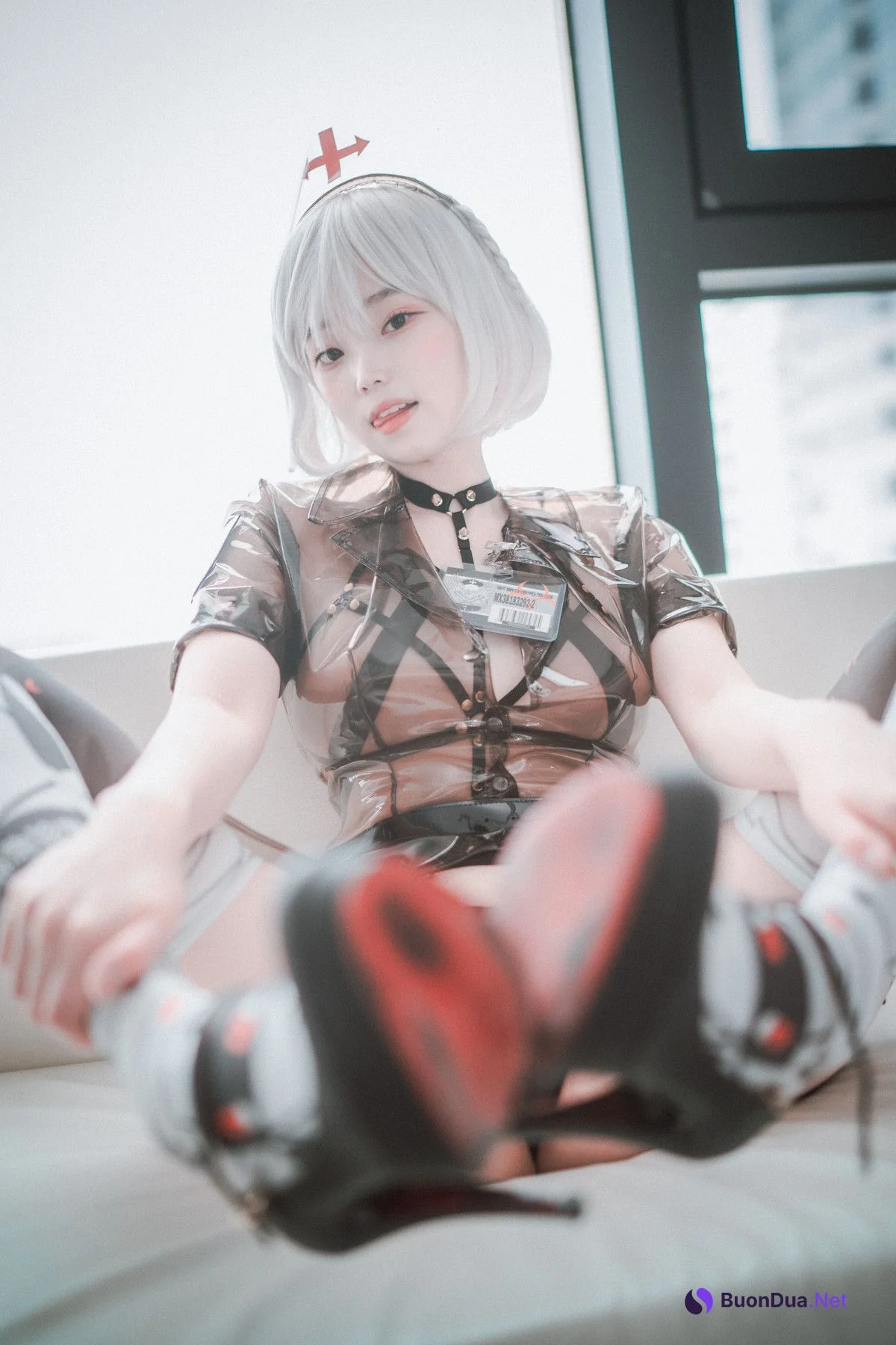 Bambi 밤비, [DJAWA] Nurse Nation (Black ver) Set.01 - Photo 11