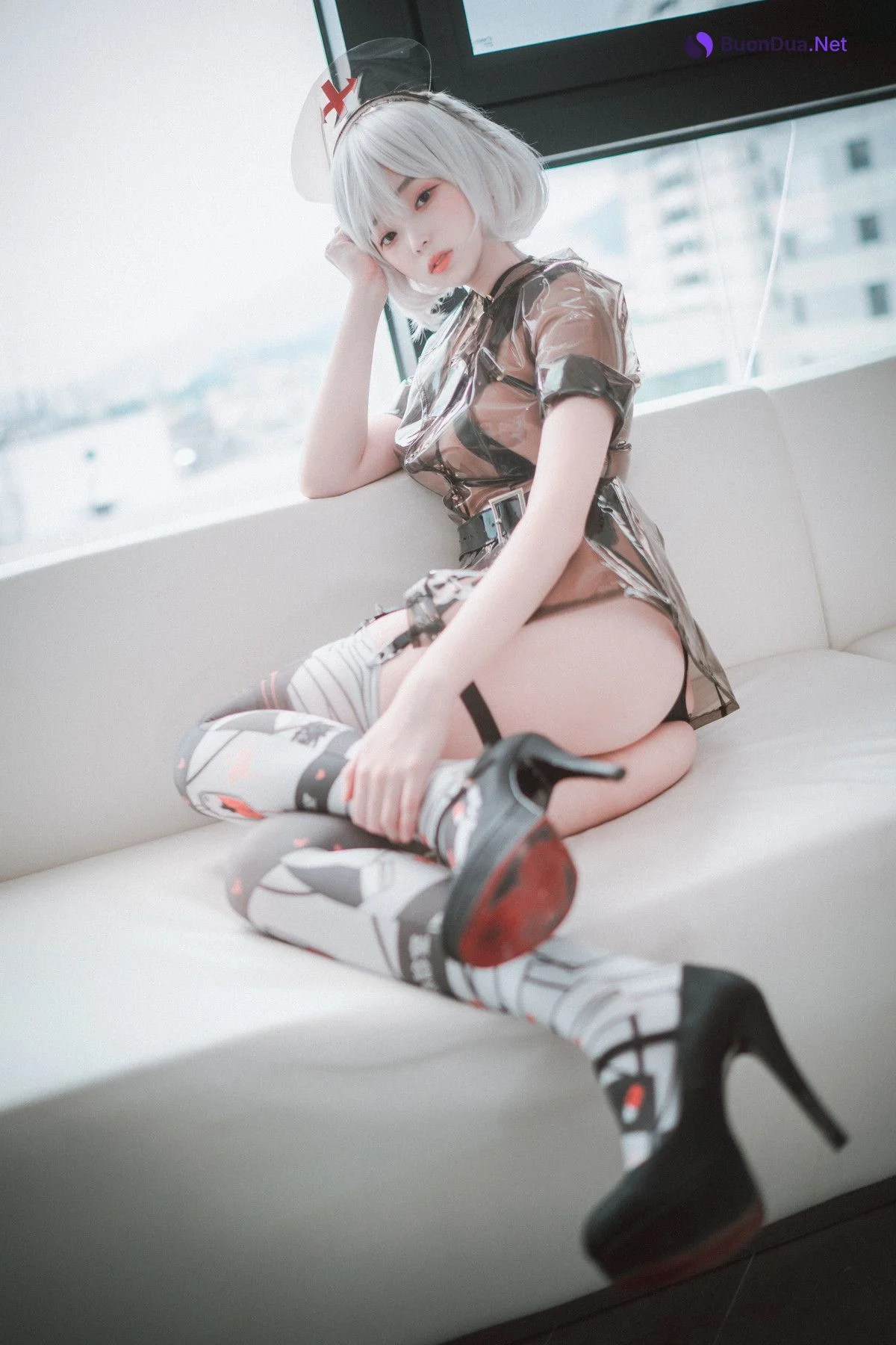 Bambi 밤비, [DJAWA] Nurse Nation (Black ver) Set.01 - Photo 14