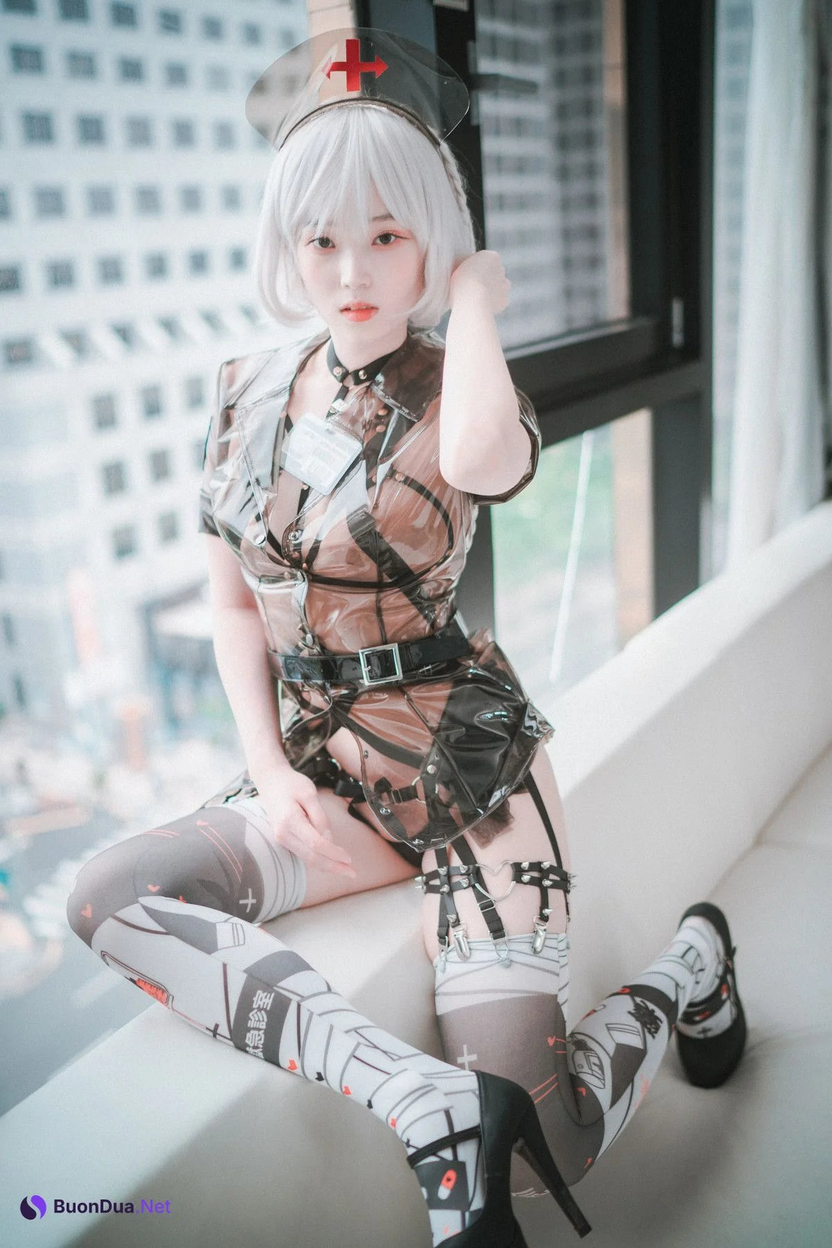 Bambi 밤비, [DJAWA] Nurse Nation (Black ver) Set.01 - Photo 5