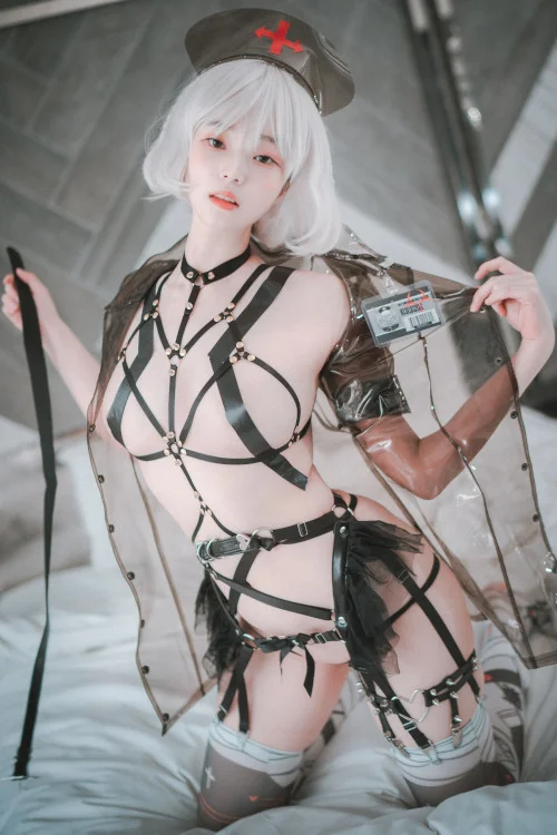 Bambi 밤비, [DJAWA] Nurse Nation (Black ver) Set.02