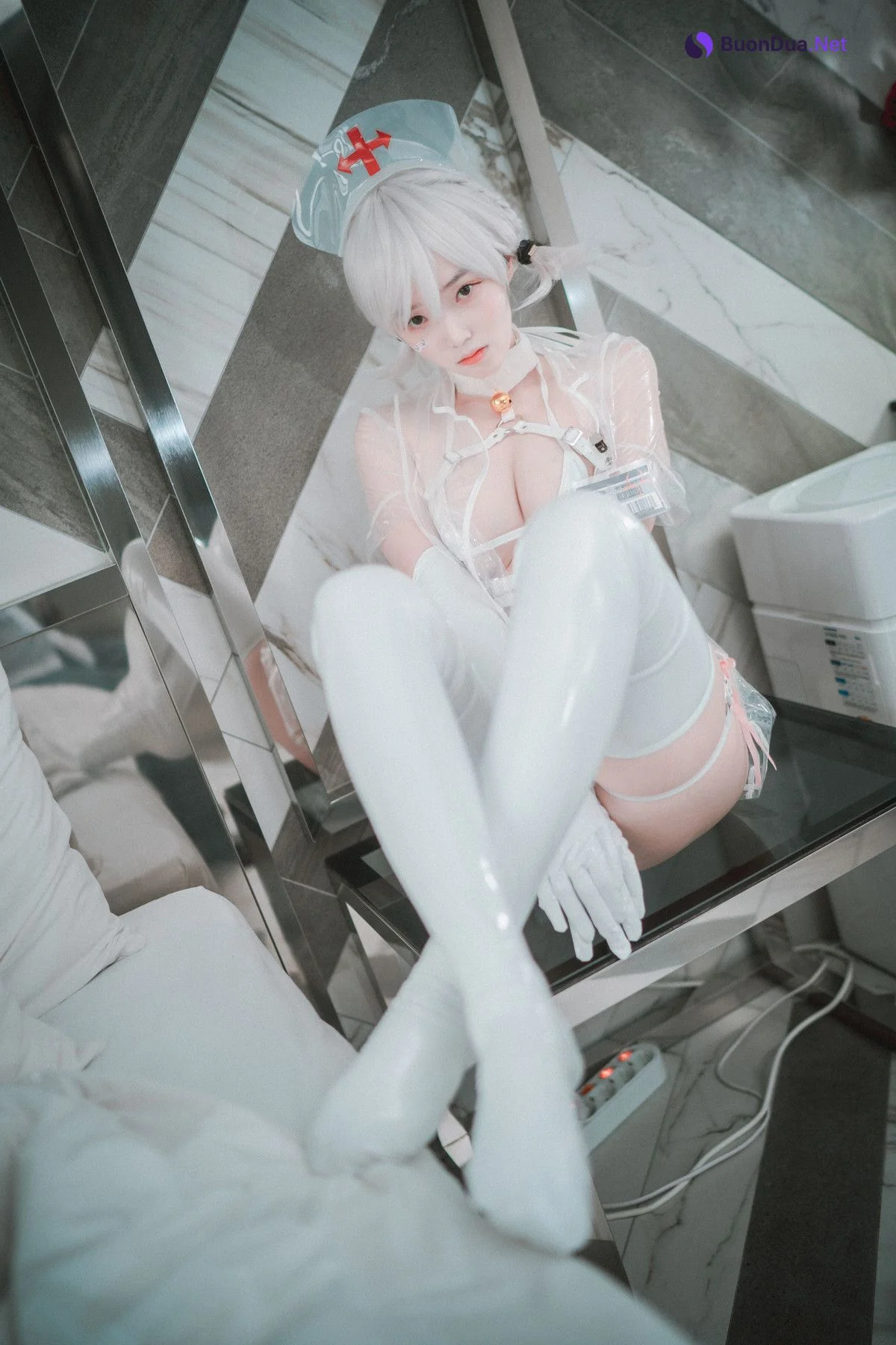 Bambi 밤비, [DJAWA] Nurse Nation (White ver) Set.02 - Photo 11