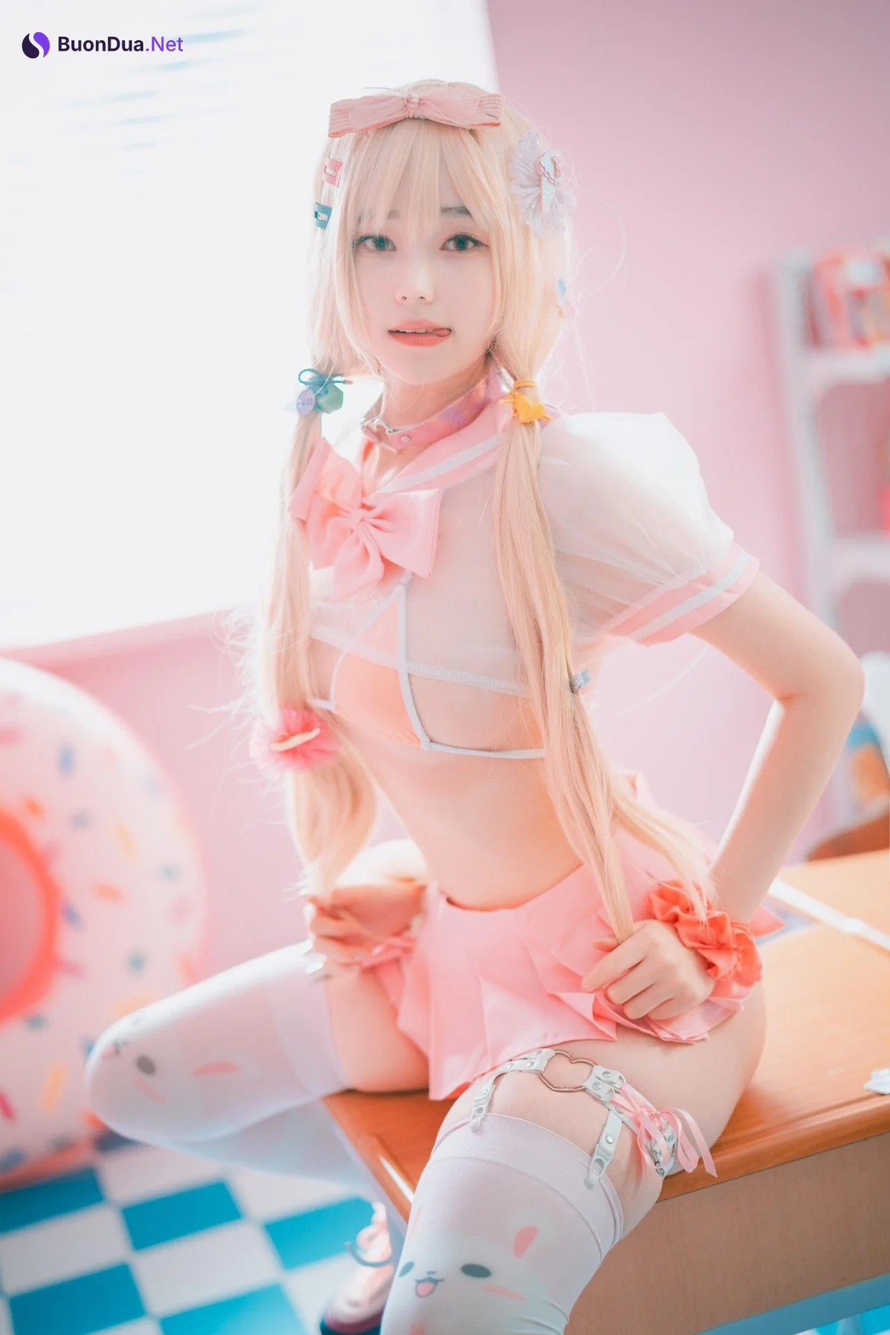 Bambi 밤비, [DJAWA] Sheer Pink - 写真 10