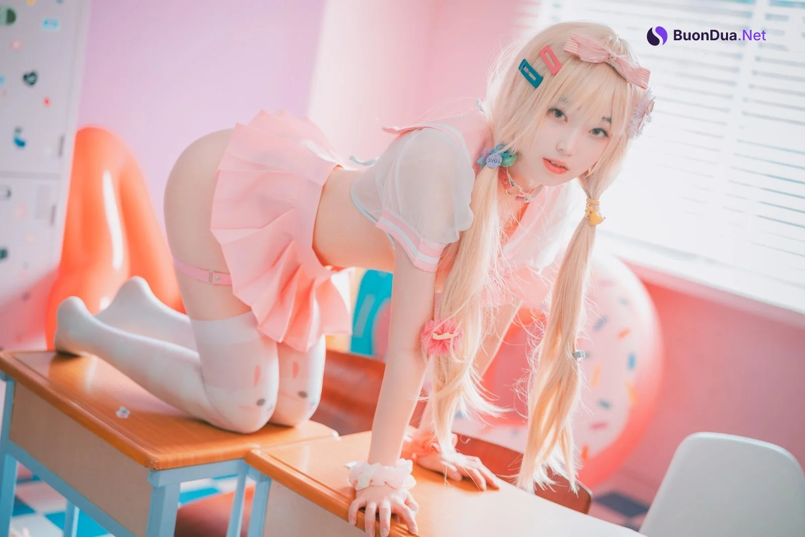 Bambi 밤비, [DJAWA] Sheer Pink - 写真 16