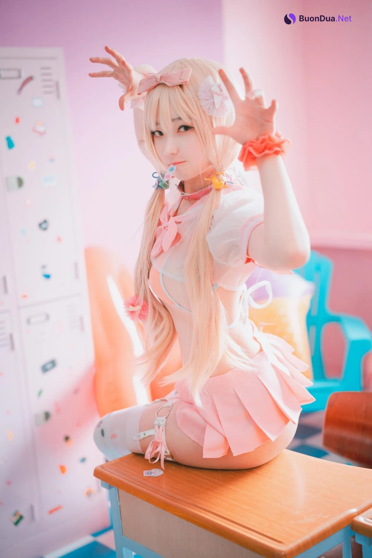 Bambi 밤비, [DJAWA] Sheer Pink - 写真 17