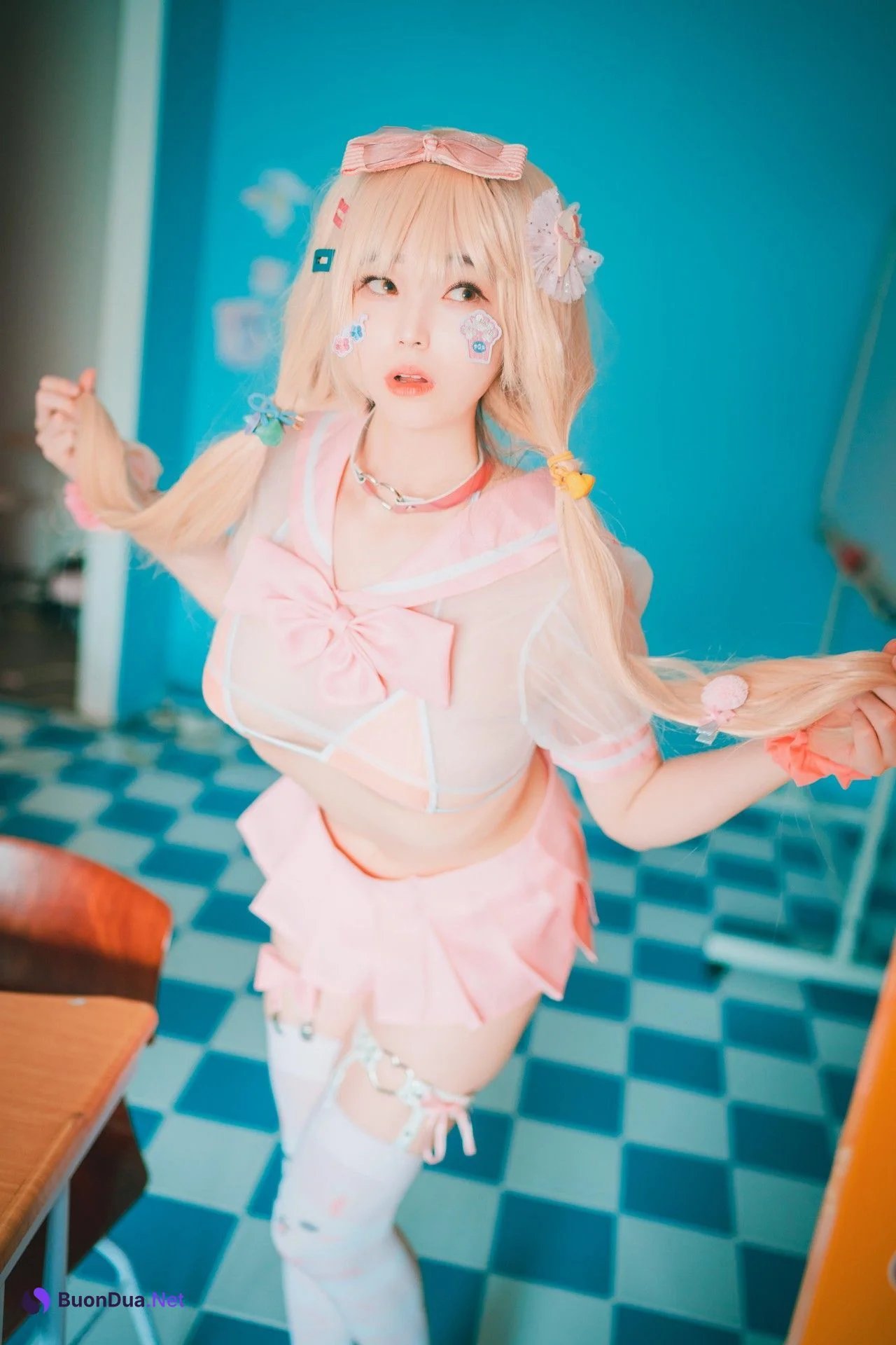 Bambi 밤비, [DJAWA] Sheer Pink - 写真 7