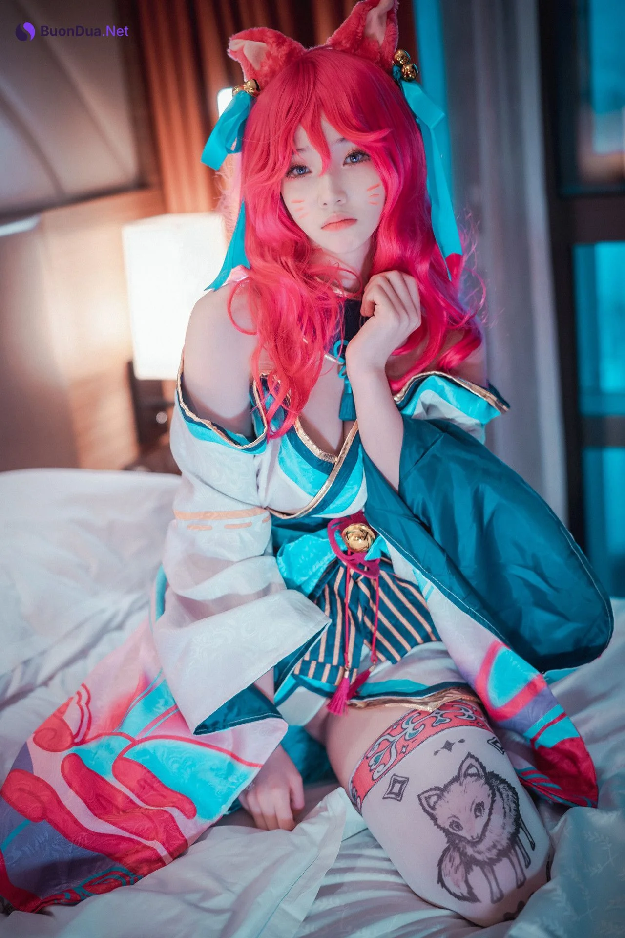 Bambi 밤비, DJAWA ‘Spirit Blossom Ahri’ Set.01 - Photo 7