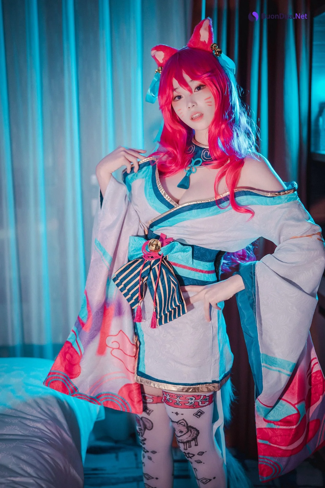 Bambi 밤비, DJAWA ‘Spirit Blossom Ahri’ Set.02 - Photo 4