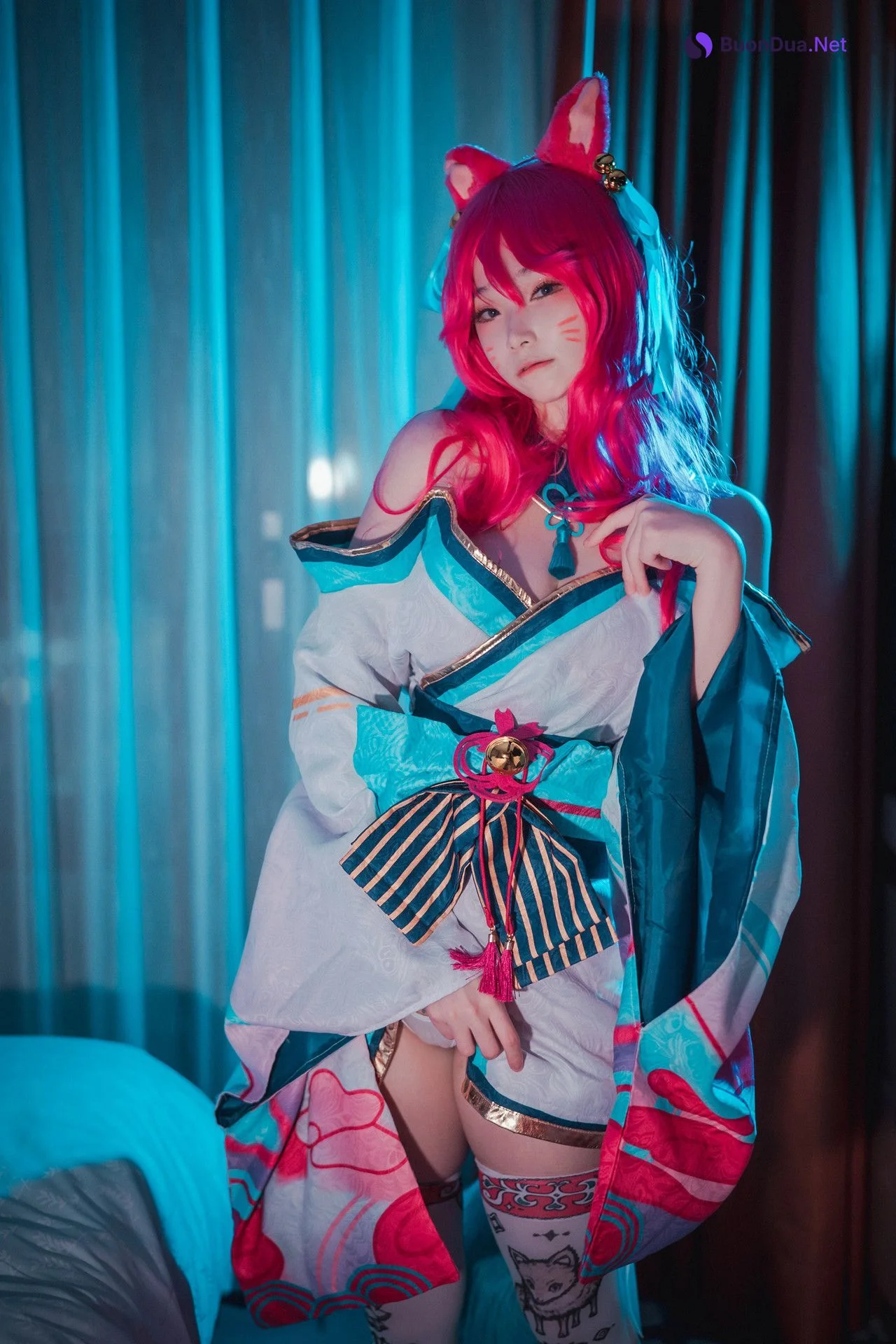 Bambi 밤비, DJAWA ‘Spirit Blossom Ahri’ Set.02 - Photo 5