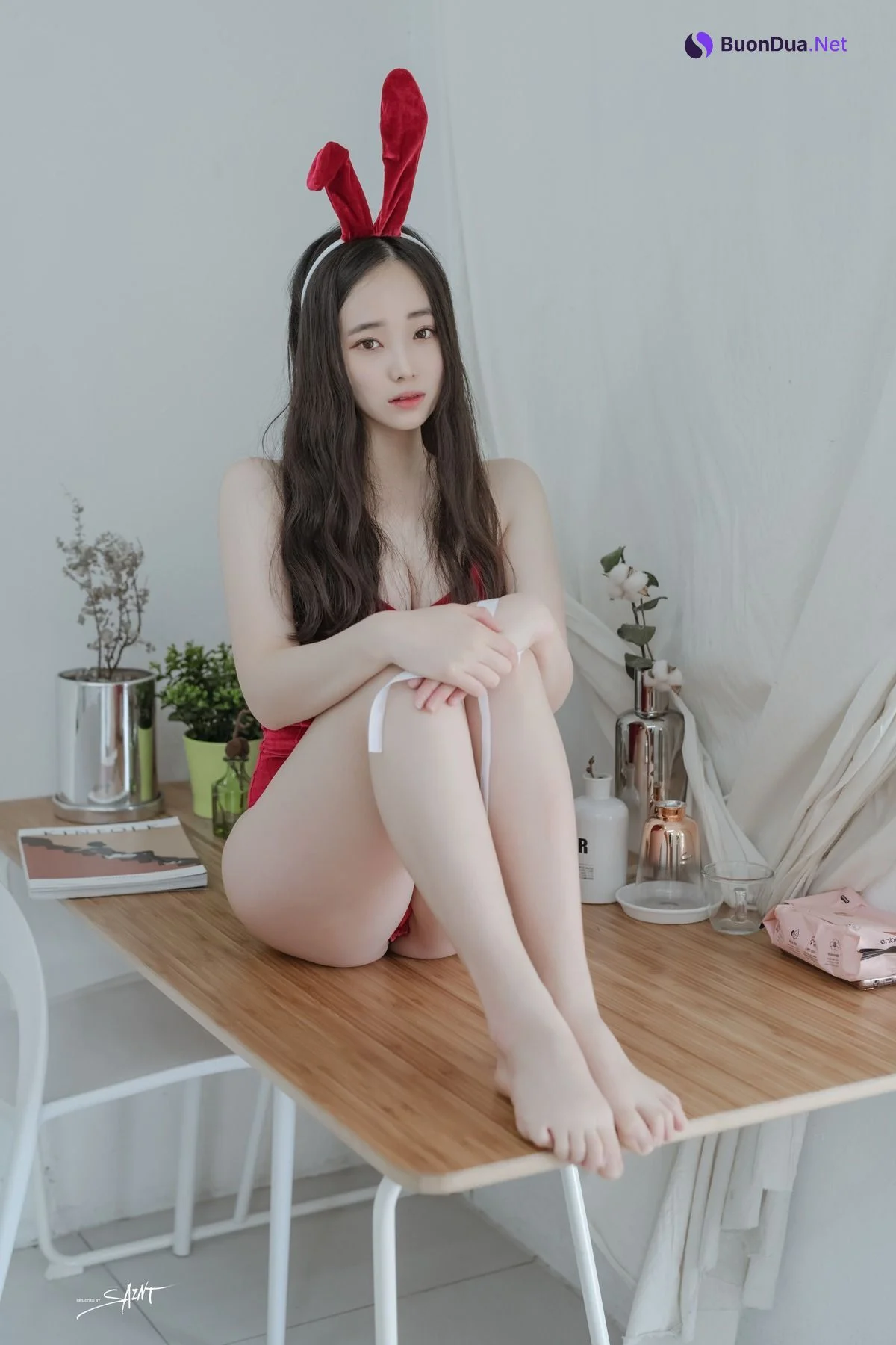 Bambi 밤비, [SAINT Photolife] BAMBI Vol.02 – Set.01 - Photo 17