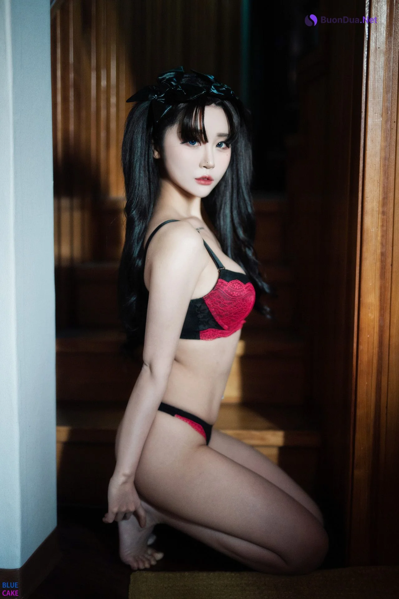 정보미 & 권지아, [BLUECAKE] Fate Saber x Thosaka Rin Lingerie.Ver Set.01 - Photo 18