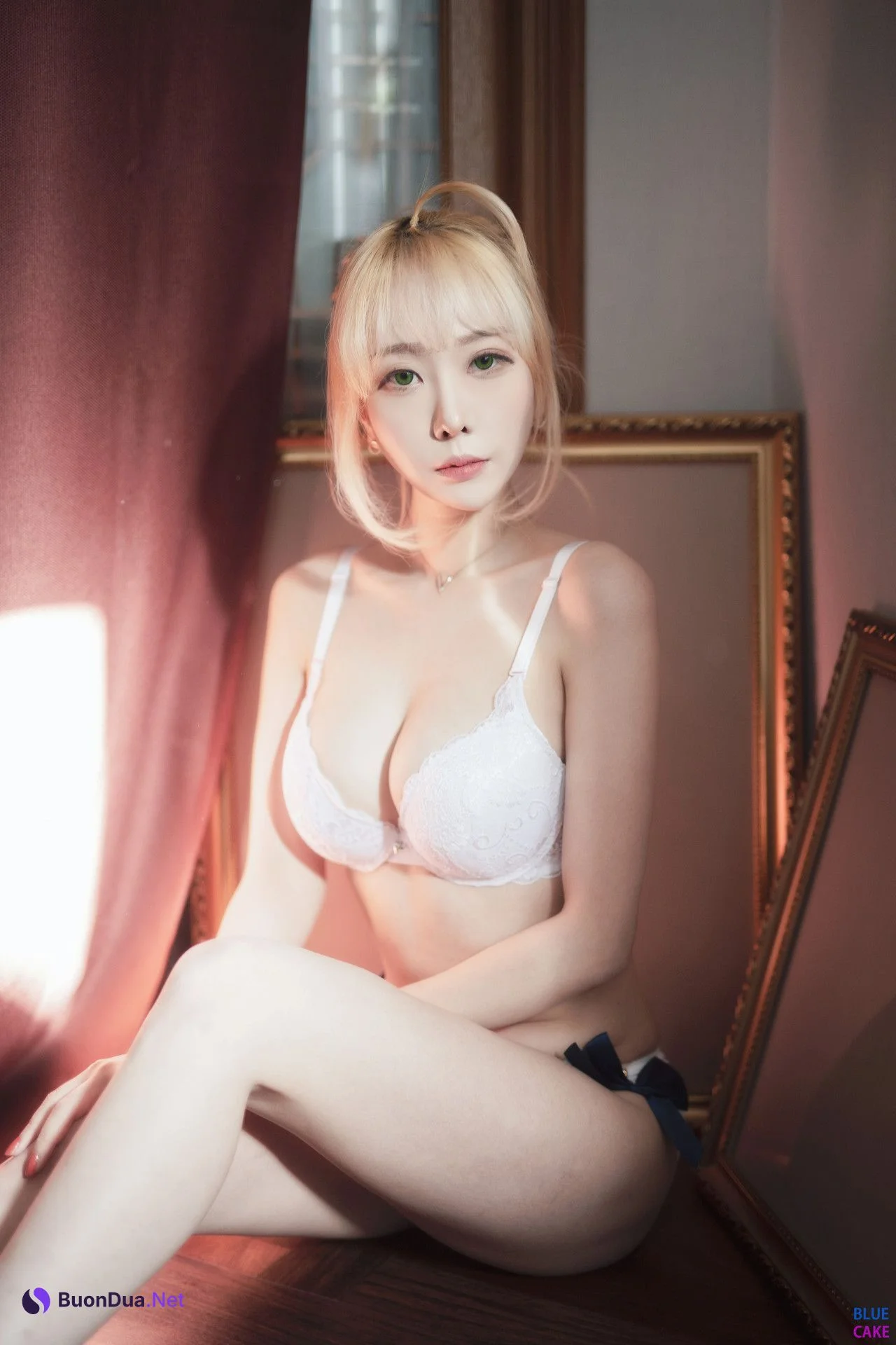 정보미 & 권지아, [BLUECAKE] Fate Saber x Thosaka Rin Lingerie.Ver Set.02 - Photo 18