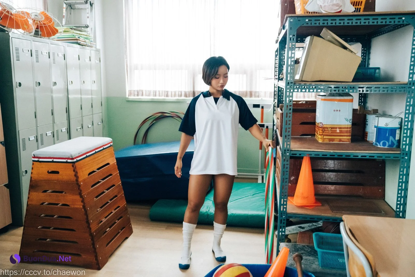 Booty Queen, [Bimilstory] Gal in a Shool Warehouse Set.02 - Photo 7