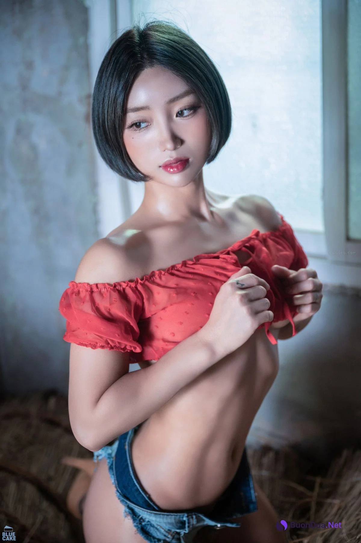 Booty Queen, [BLUECAKE] Jean +RED Ver. Set.01 - 사진 2