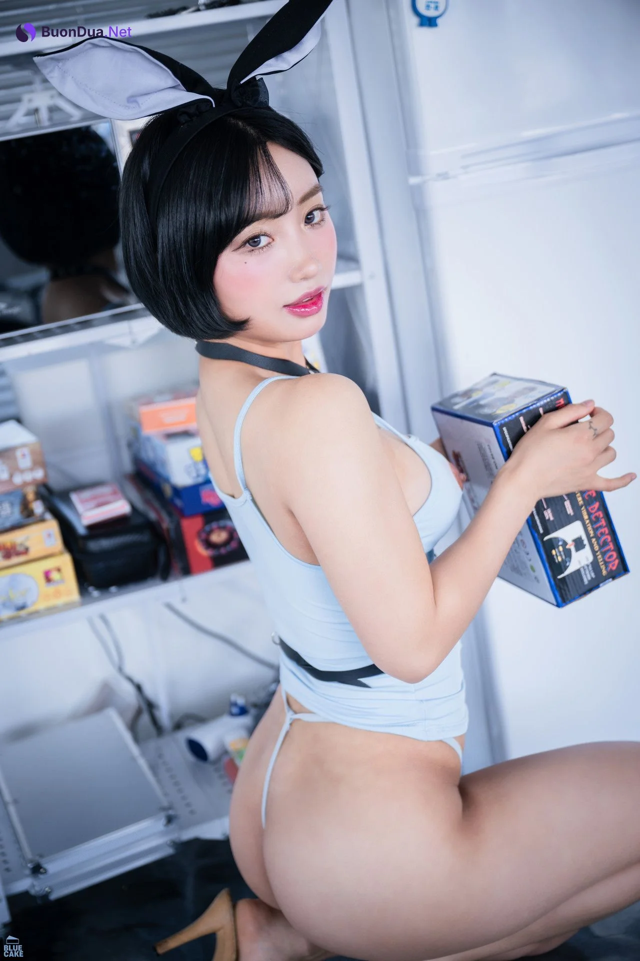 Booty Queen, [BLUECAKE] Rabbit Sky RED+ - 사진 11