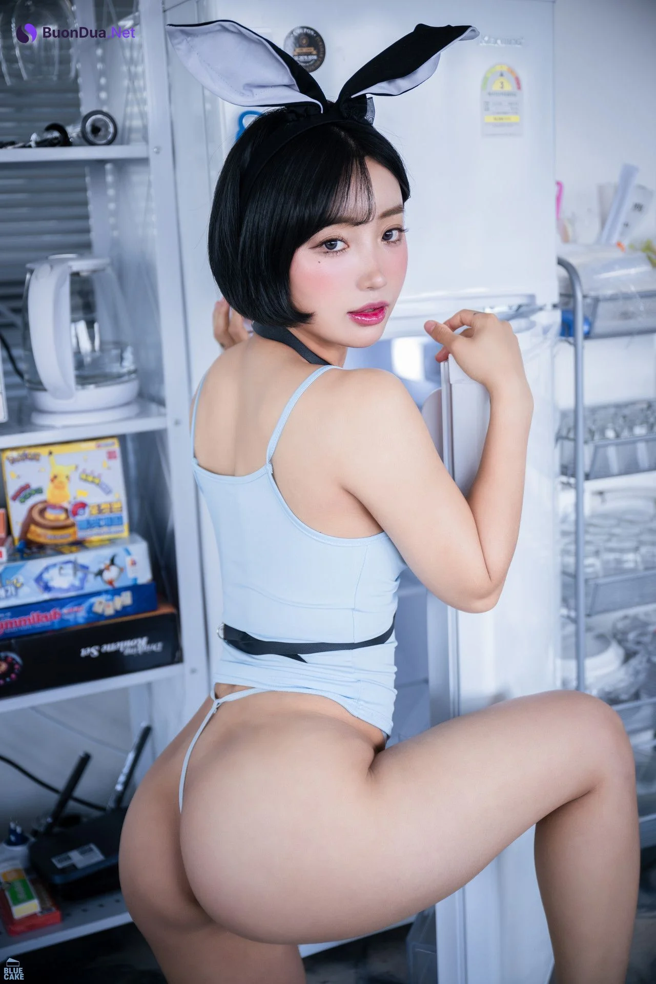 Booty Queen, [BLUECAKE] Rabbit Sky RED+ - 사진 5