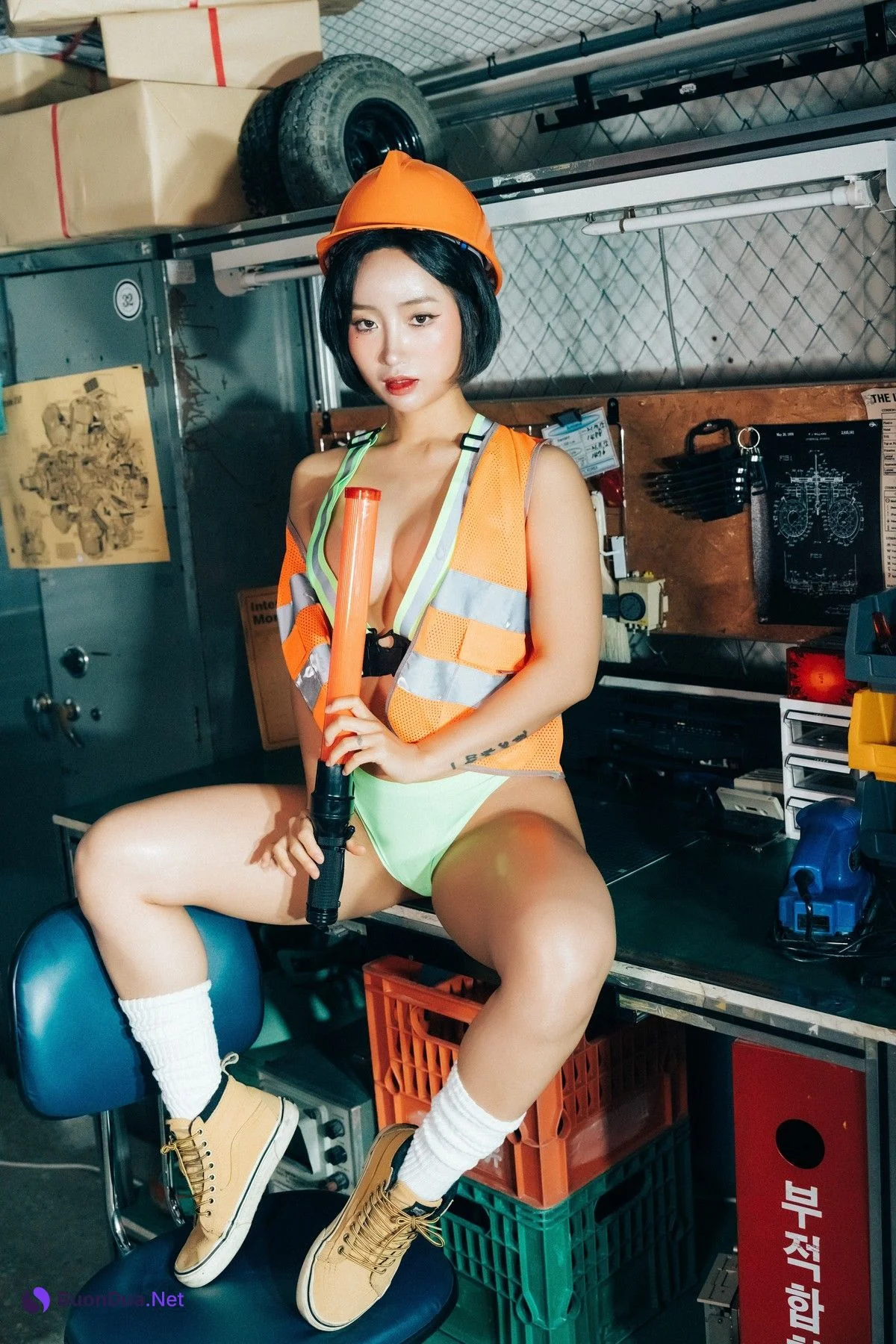 Booty Queen, [Loozy] Naked Worker Set.01 - 照片 7