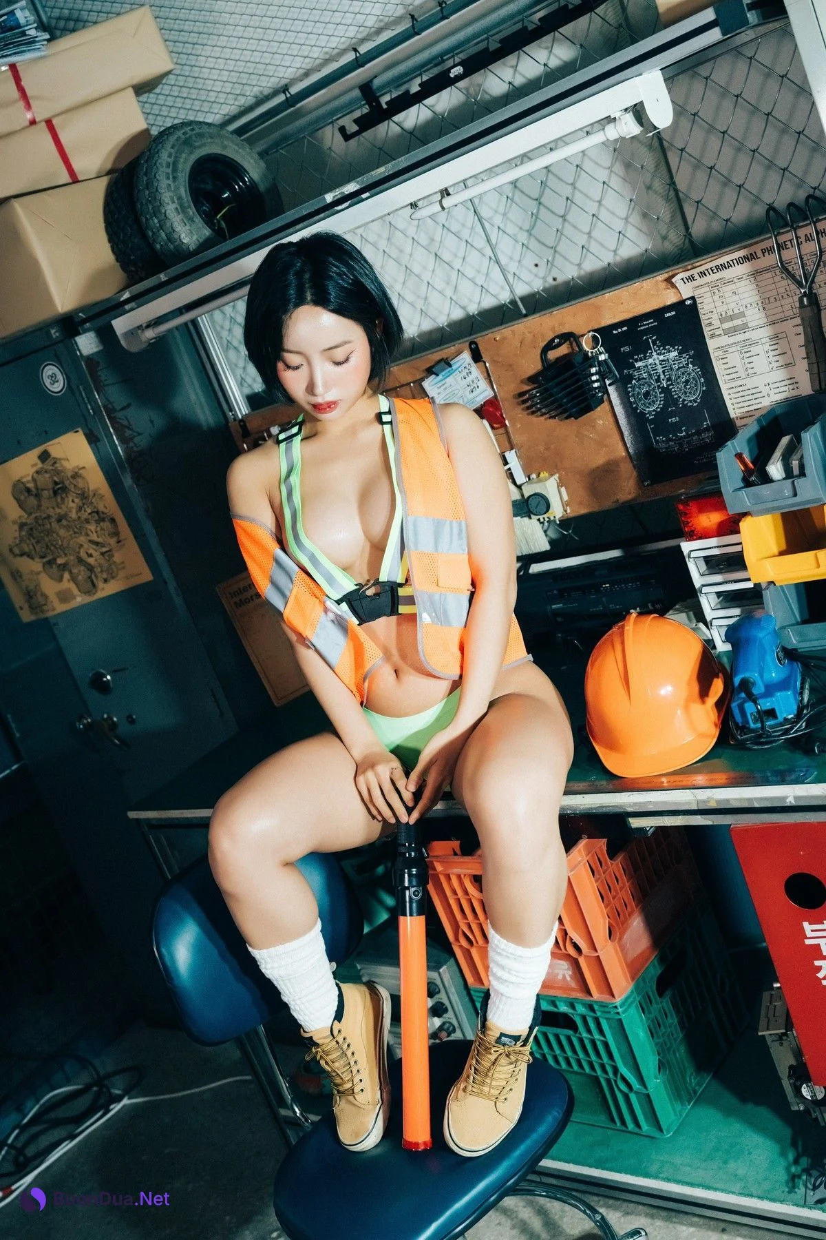 Booty Queen, [Loozy] Naked Worker Set.01 - 照片 8