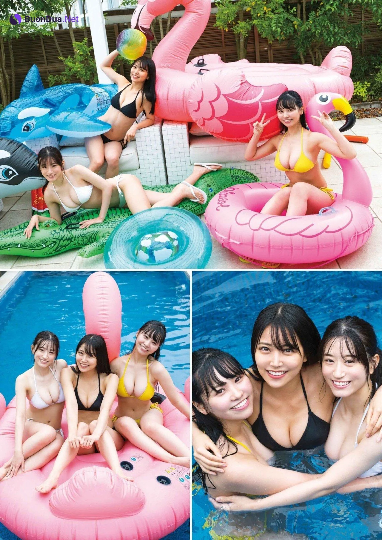 白間美瑠, 上西怜, 本郷柚巴, BUBKA 2021.08 (ブブカ 2021年8月号) - รูปภาพ 3