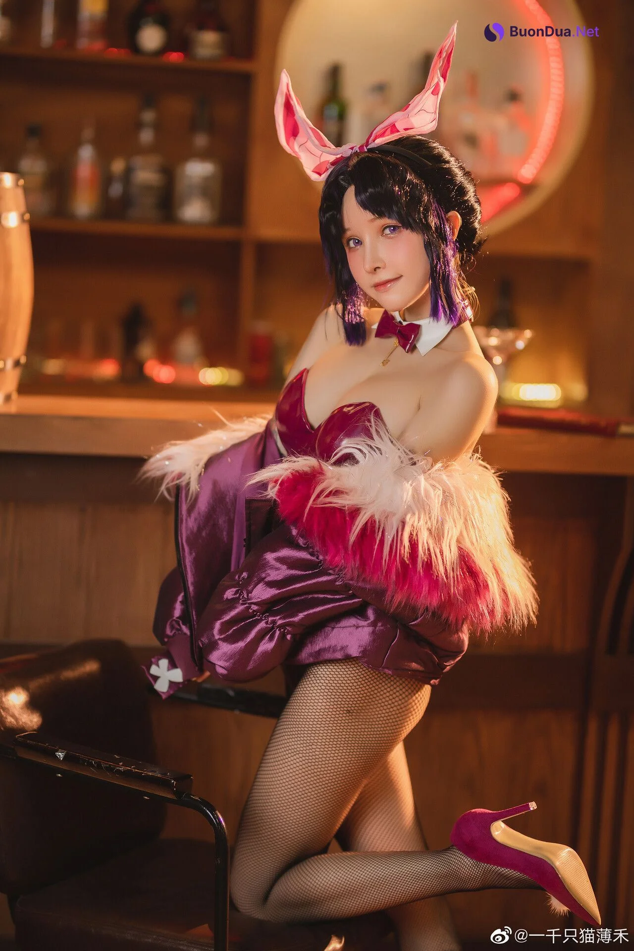 [一千只猫薄禾] 鬼灭之刃 蝴蝶忍 Bunny Girl - Photo 2