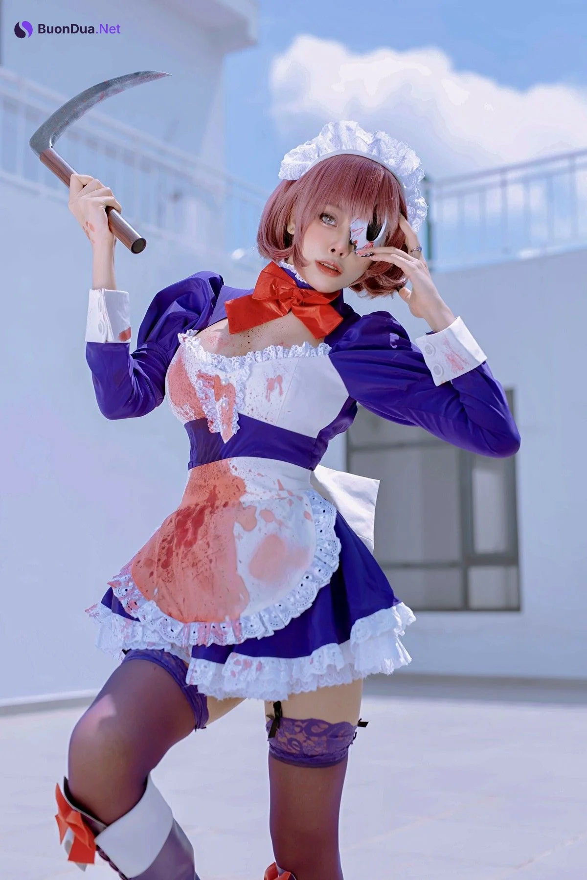 萝莉Byoru Cosplay メイド仮面 Maid Mask - Photo 4