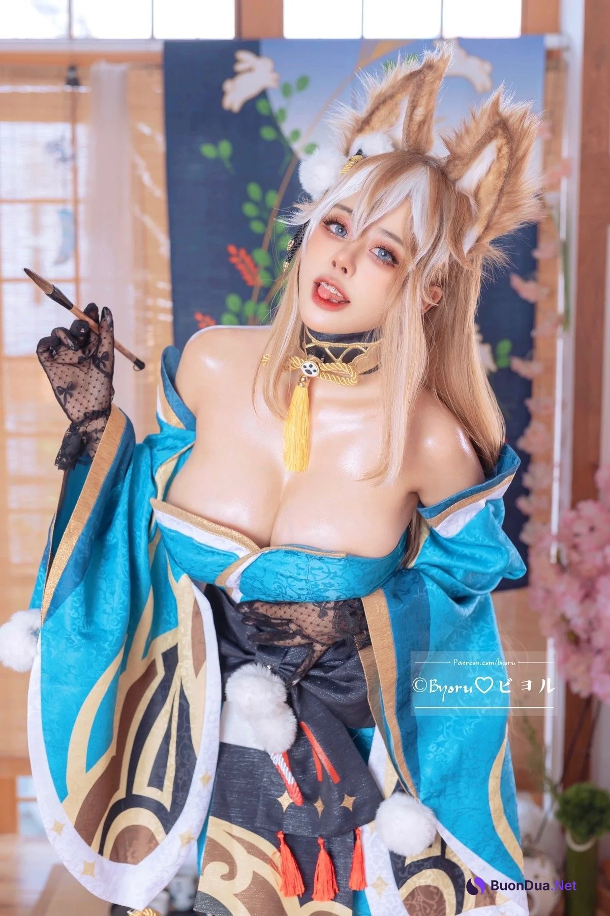 萝莉Byoru Cosplay Miss Hina Genshin Impact - รูปภาพ 2