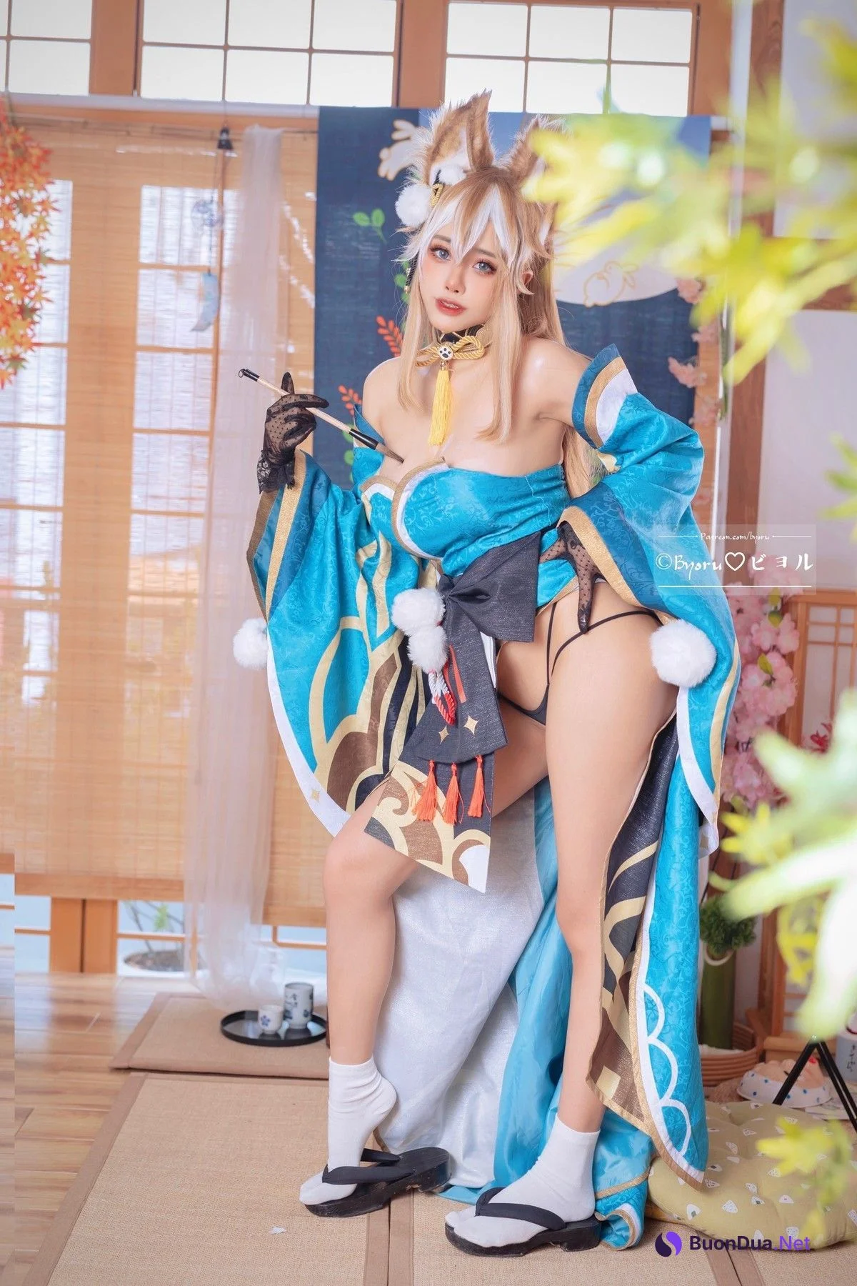 萝莉Byoru Cosplay Miss Hina Genshin Impact - รูปภาพ 4