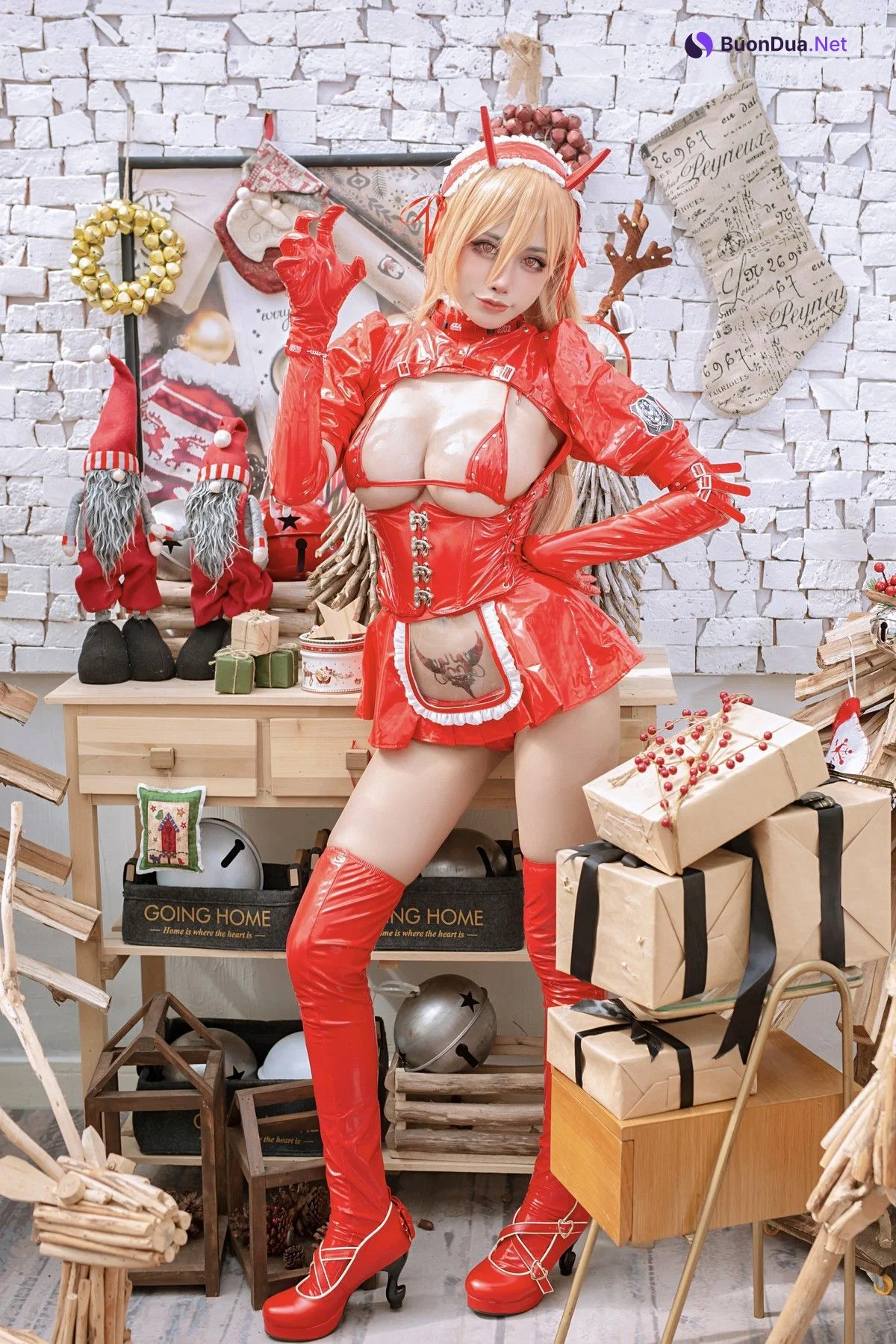 萝莉Byoru Cosplay Power パワー Chainsaw Man - Photo 2