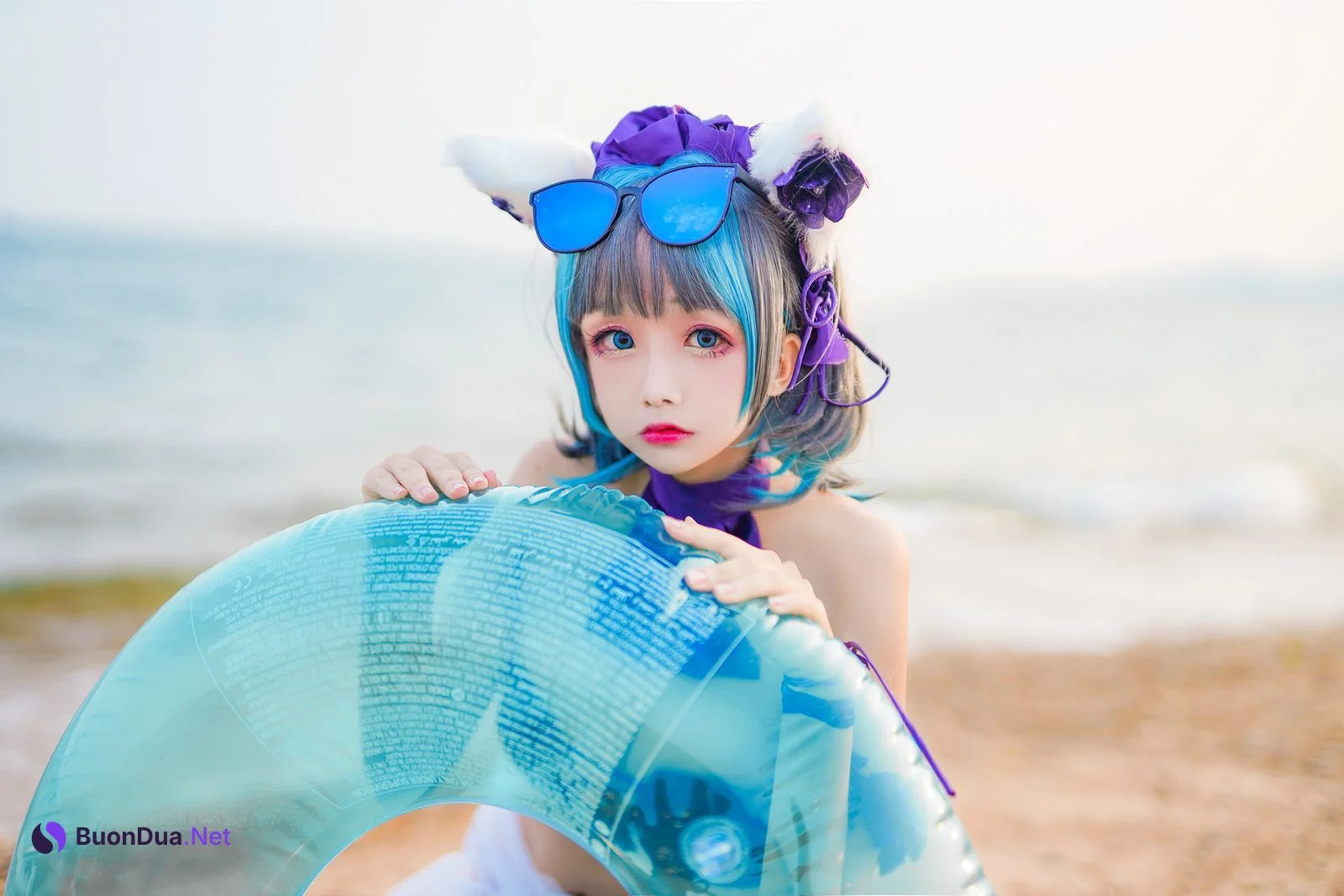 [日奈娇] 柴郡泳装 Cheshire Azur Lane - Photo 18
