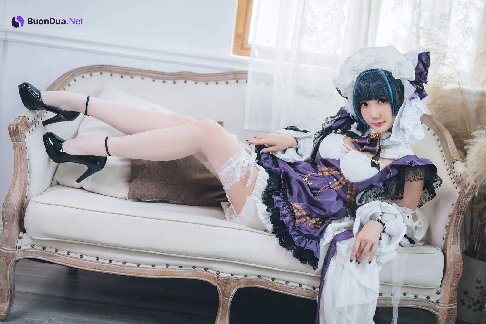 [瓜希酱] Cheshire Maid 柴郡 - Photo 11